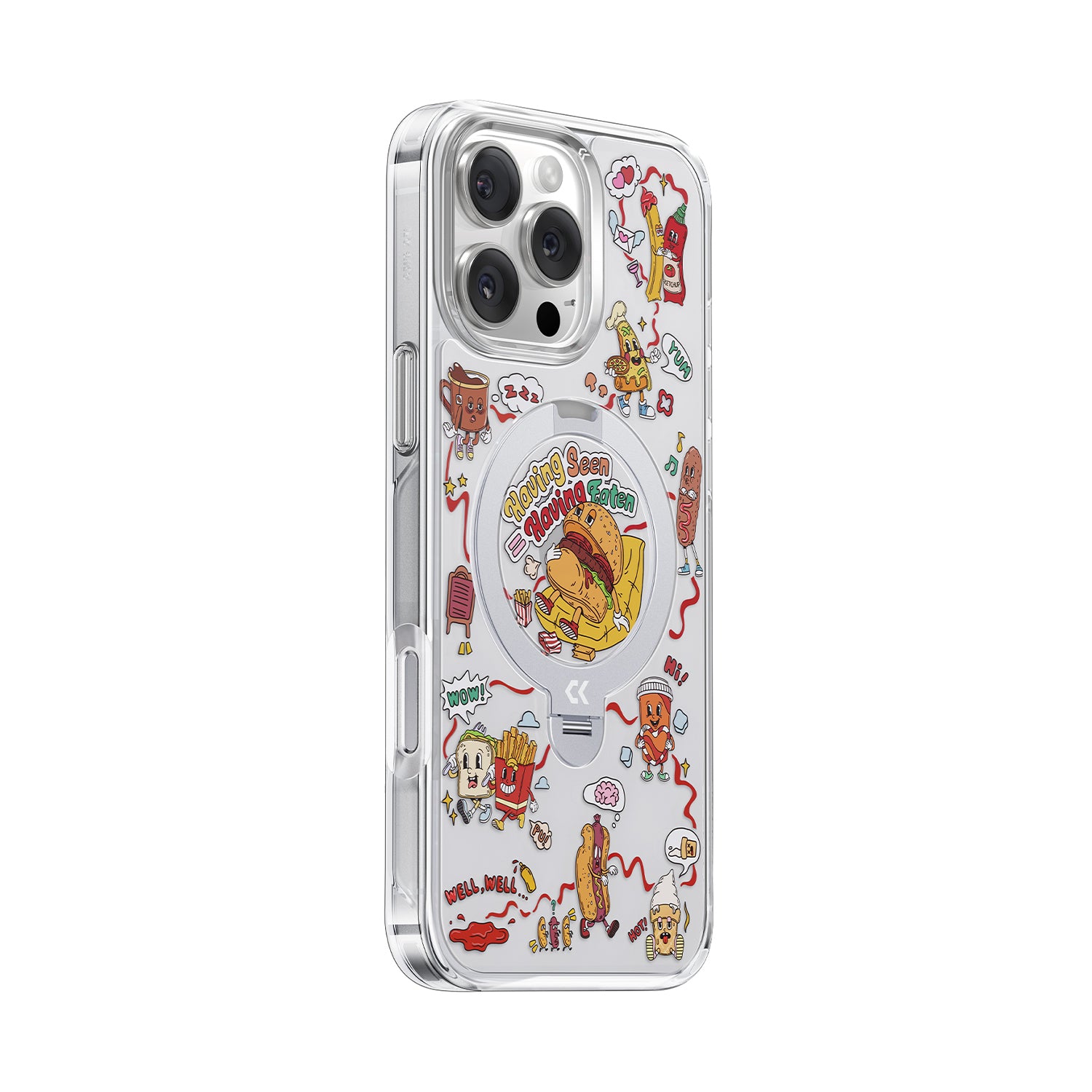 iPhone用ファストフードマジックスタンドプロケース