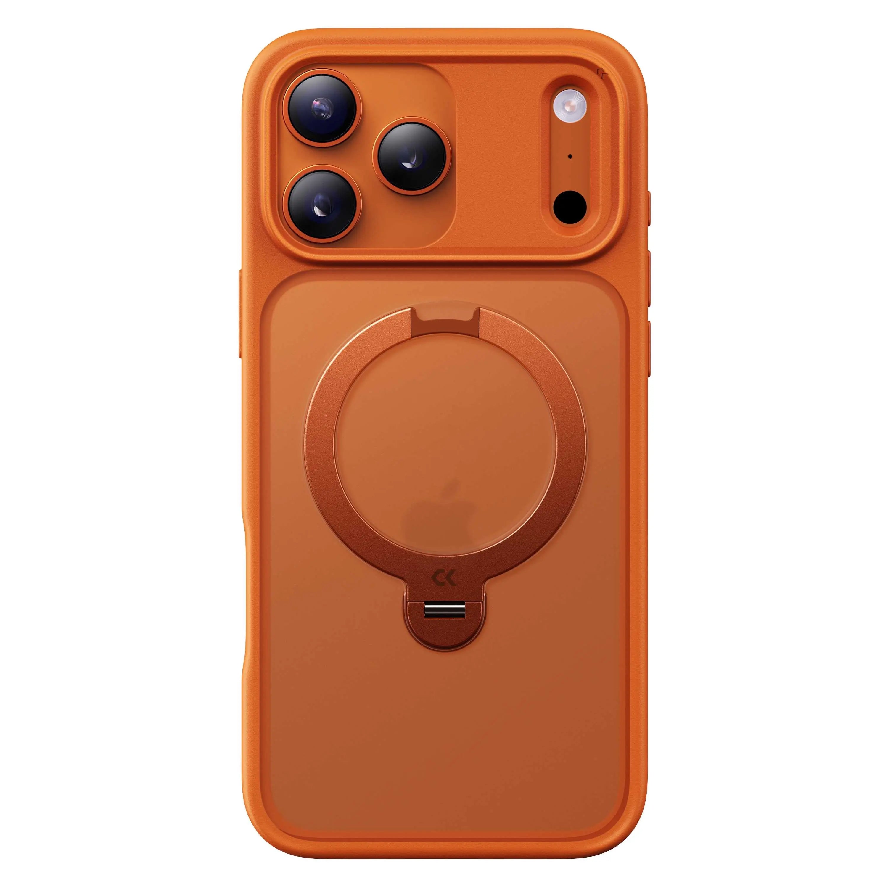 matte magic stand pro iphone 17 case orange matte