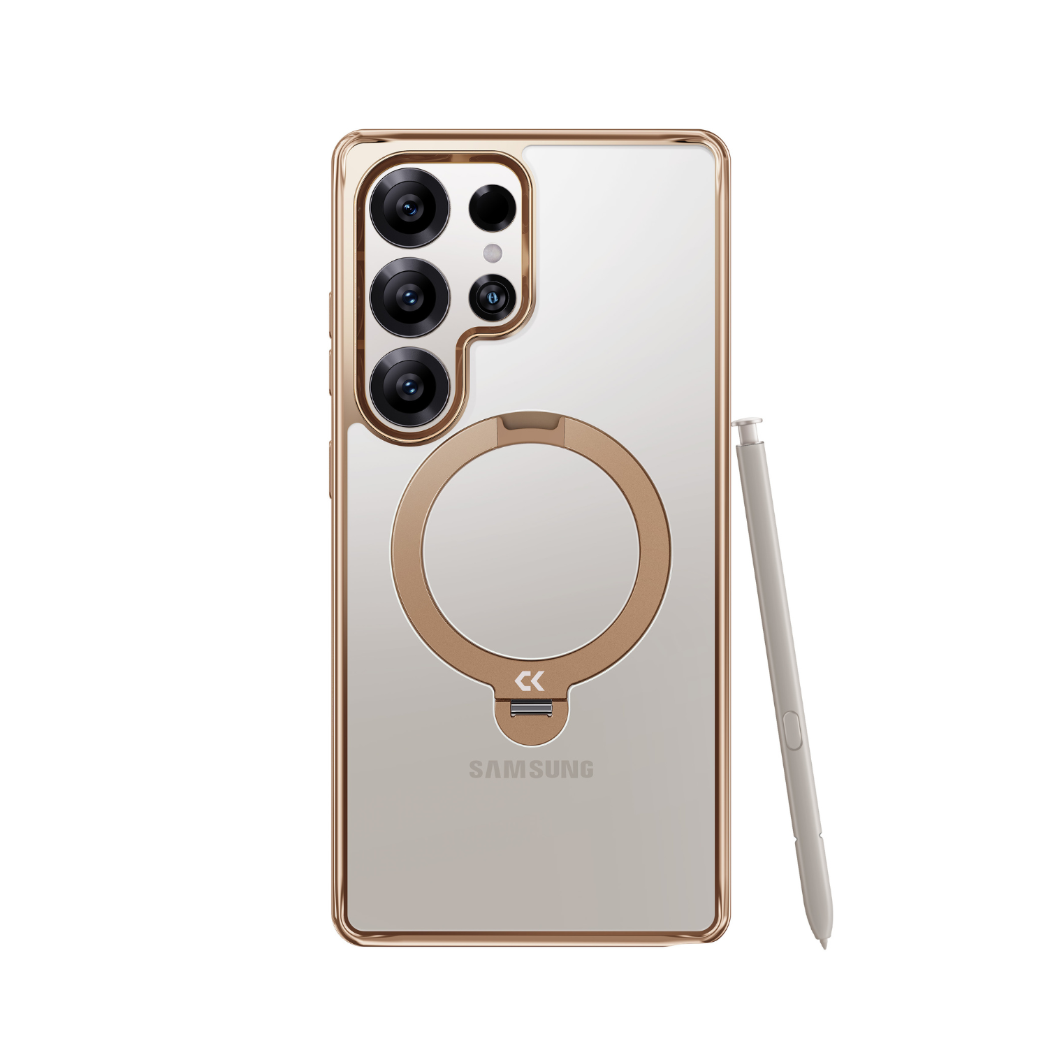 Samsung用チタン製マジックスタンドプロケース