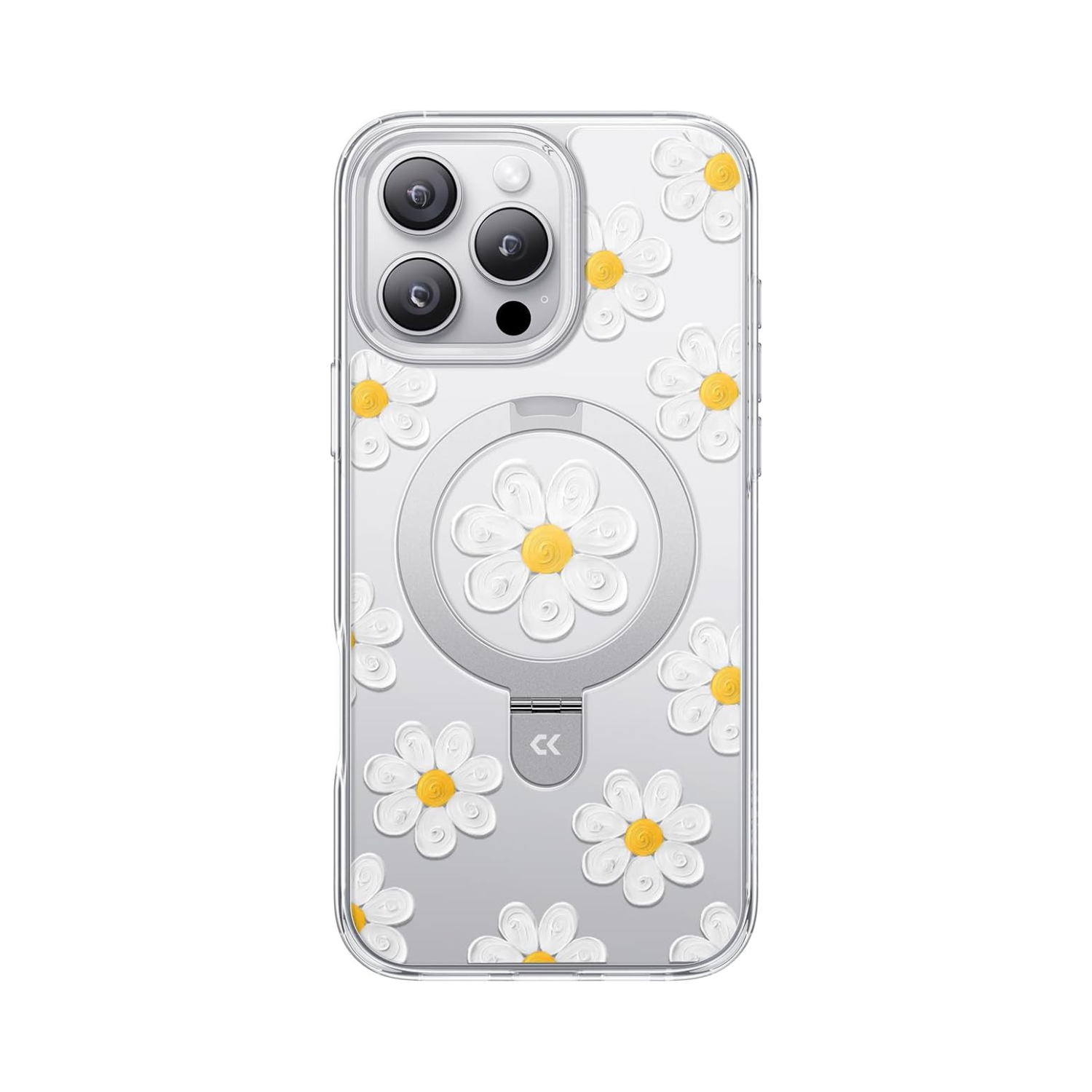 oil painting daisy magicstand iphone 16 case back
