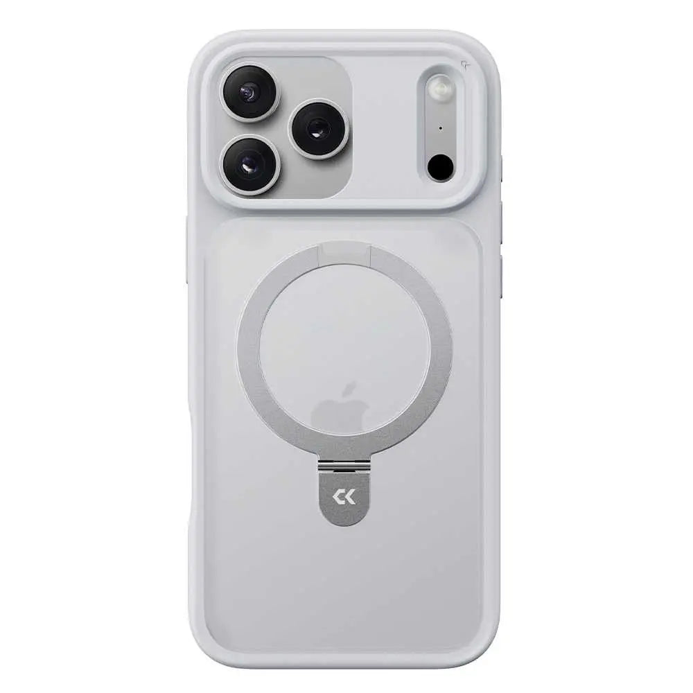 matte magic stand iphone 17 case white