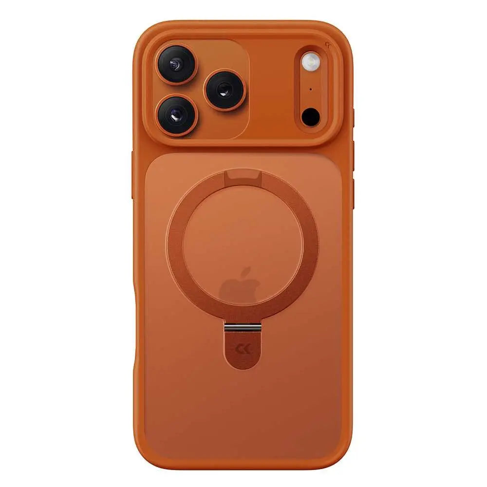 matte magic stand iphone 17 case orange