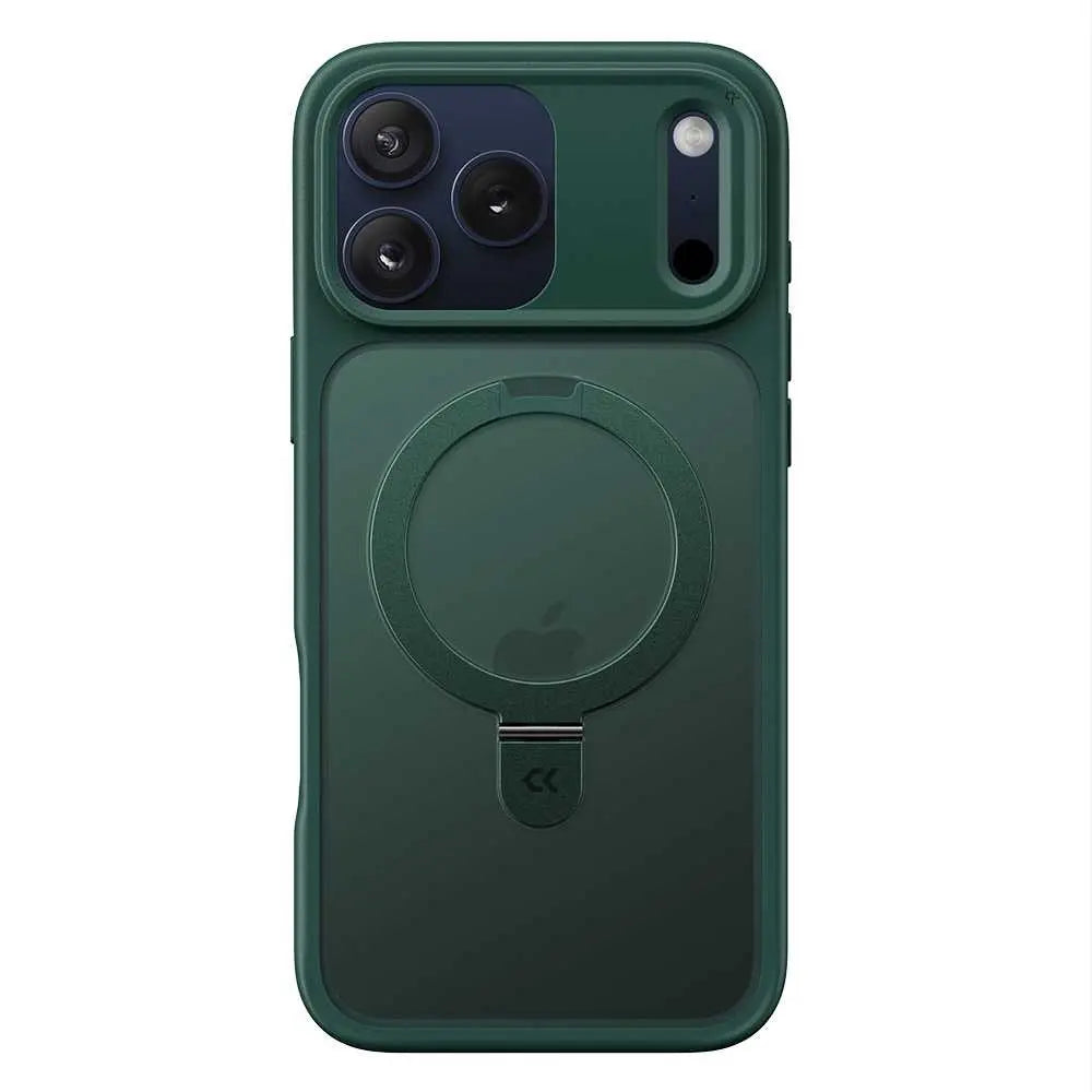 matte magic stand iphone 17 case green