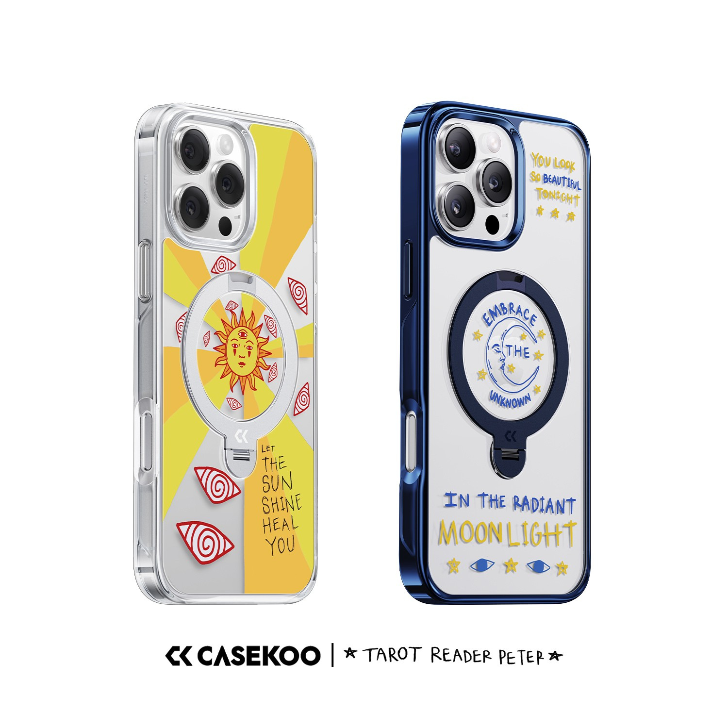 ArtCollab x Peter Midnight Moonlight チタン製 iPhone 用マジックスタンド プロケース