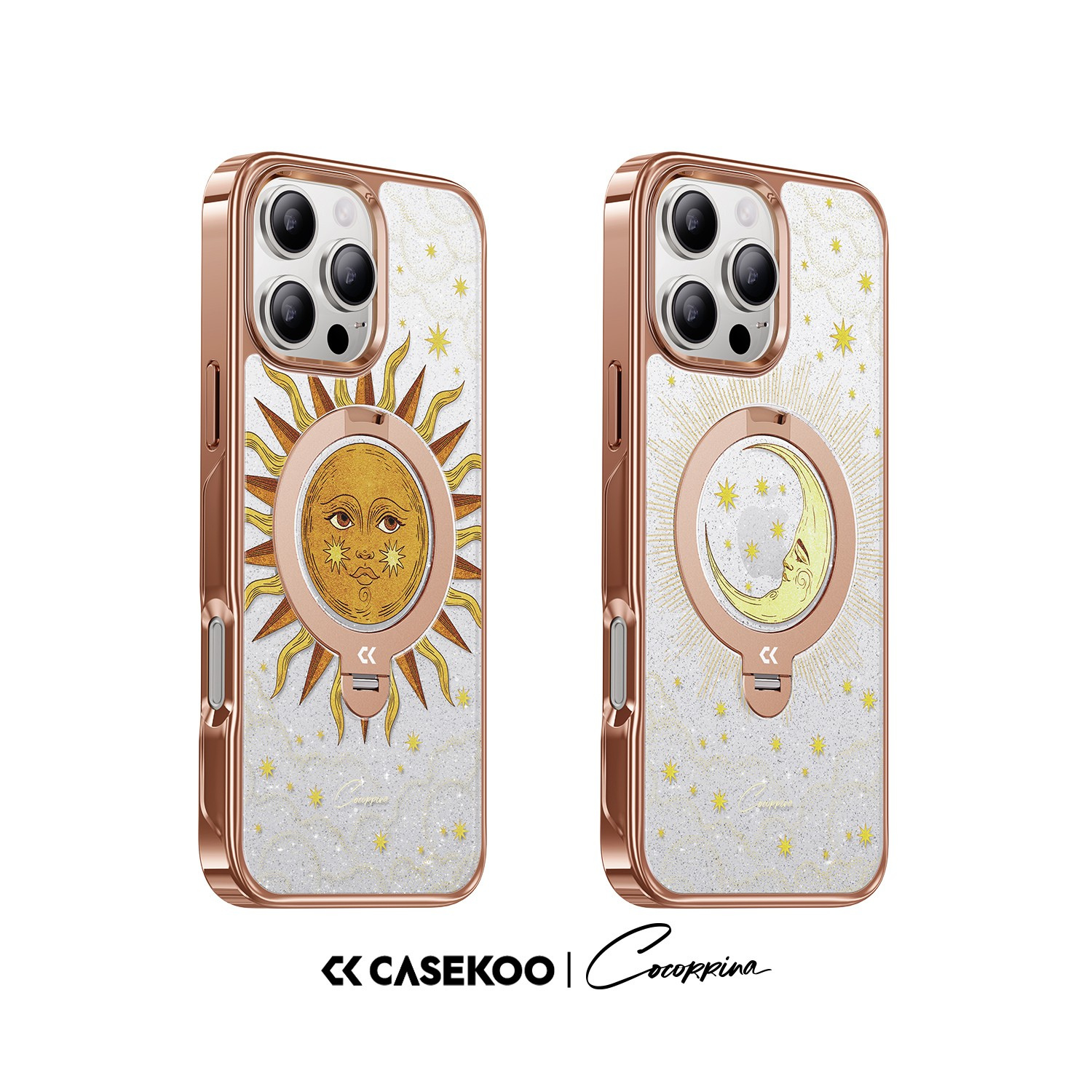 ArtCollab x COCORRINA Helios Titanium Magic Stand Pro iPhone用ケース
