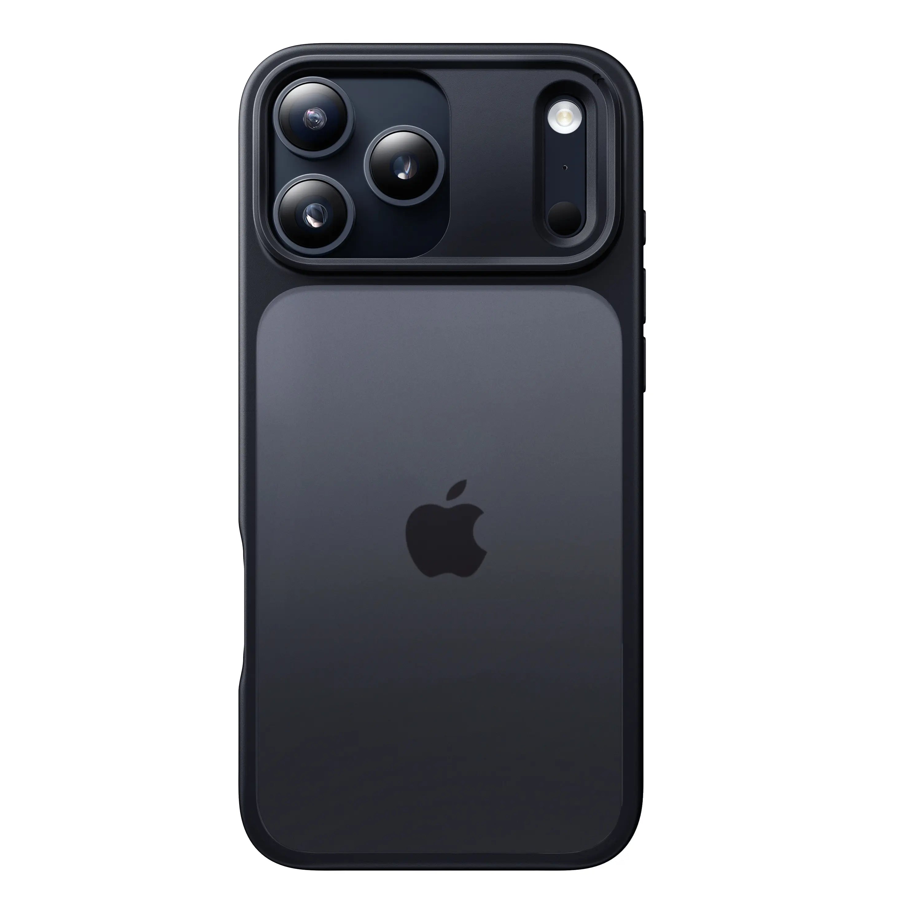 matte basic iphone 17 case black