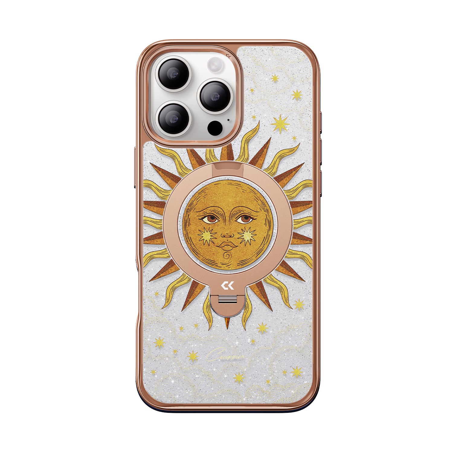 ArtCollab x COCORRINA Helios Titanium Magic Stand Pro Case for iPhone