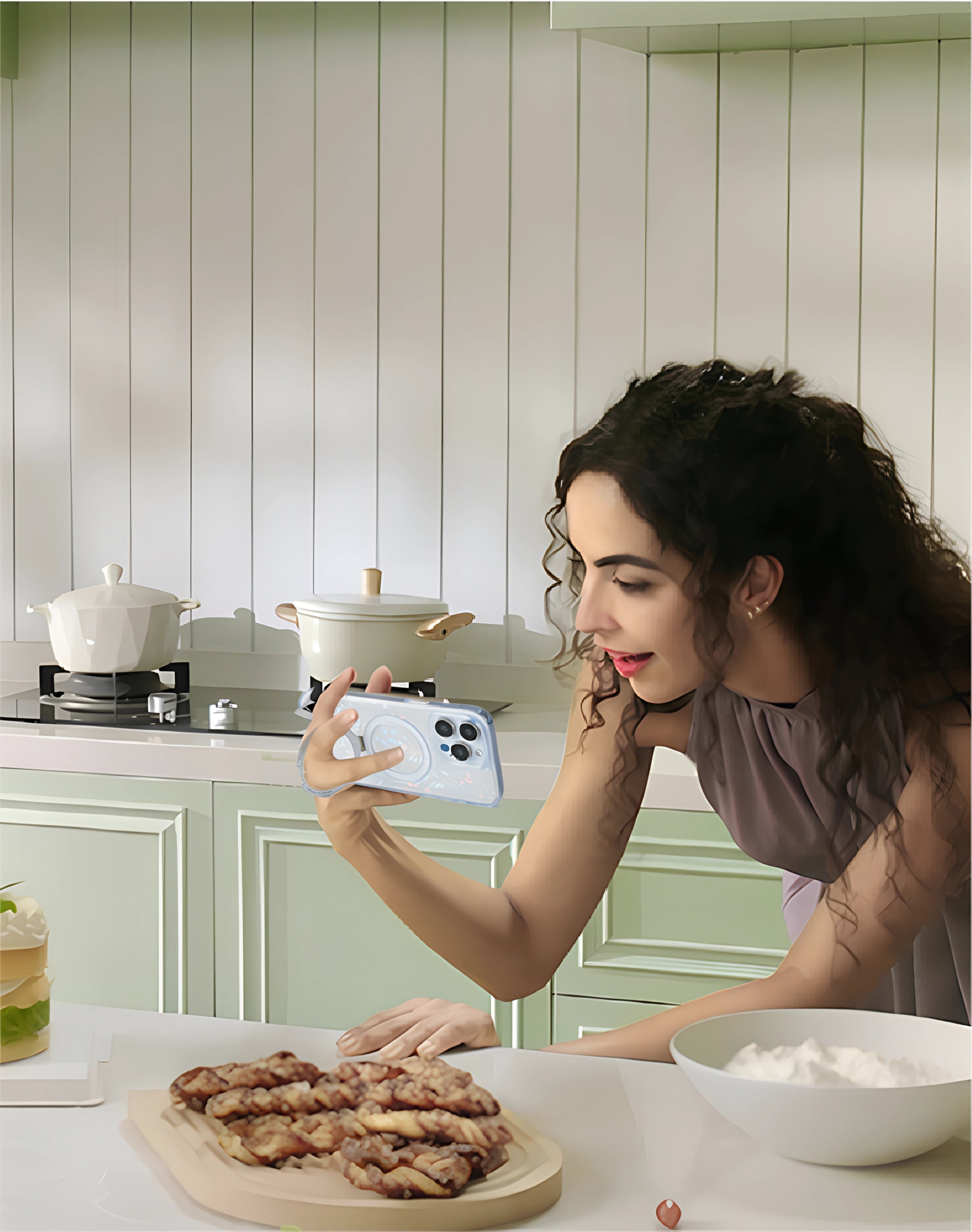 iphond stand case for cooking