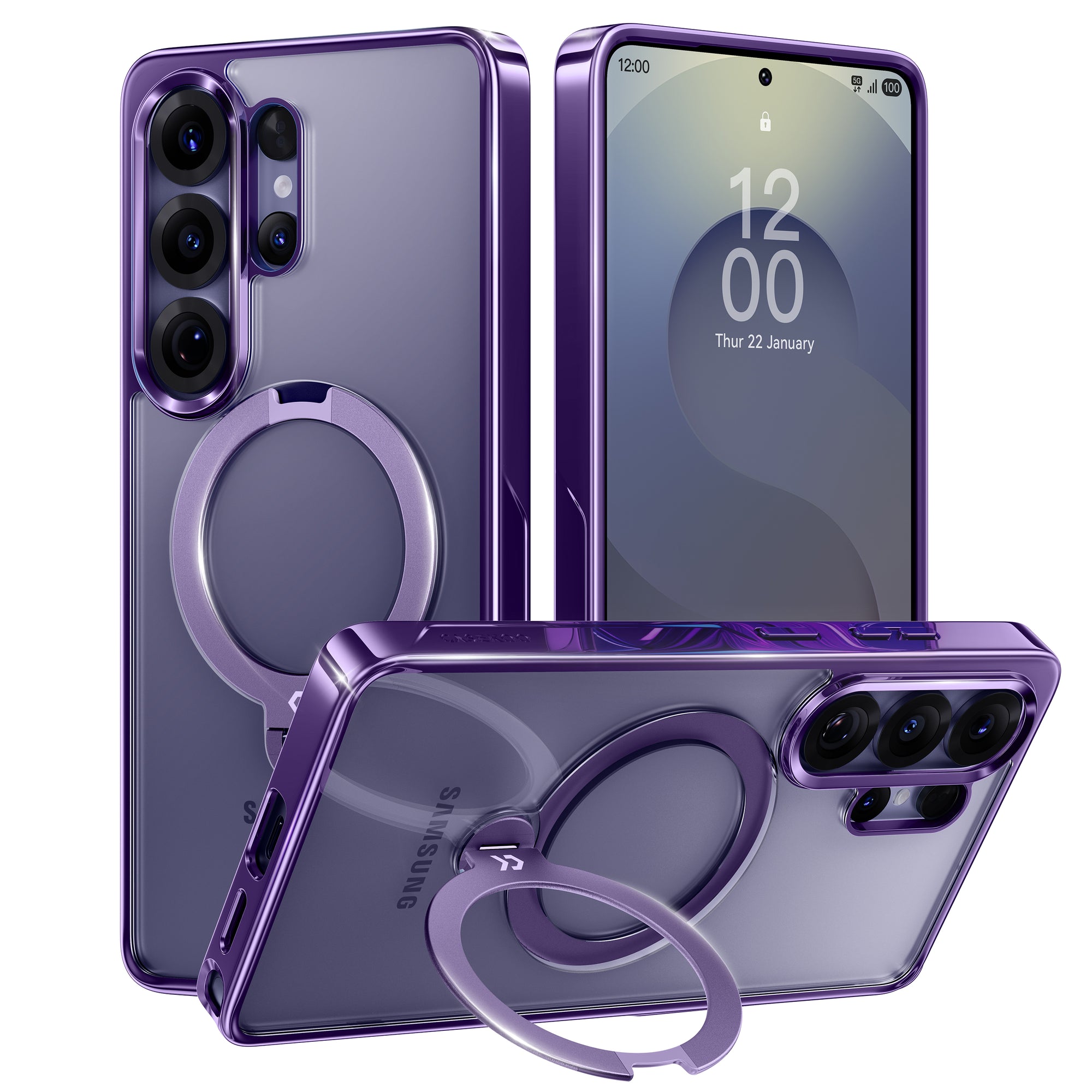 CASEKOO® Titanium Magic Stand Pro Phone Case for Samsung S26 Ultra