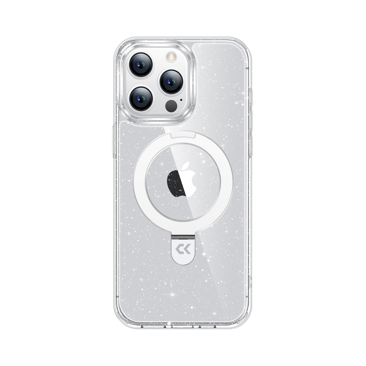 Casekoo Box CASEKOO iPhone Glitter Clear Slim Phone Case with Built-in Magnetic Ki