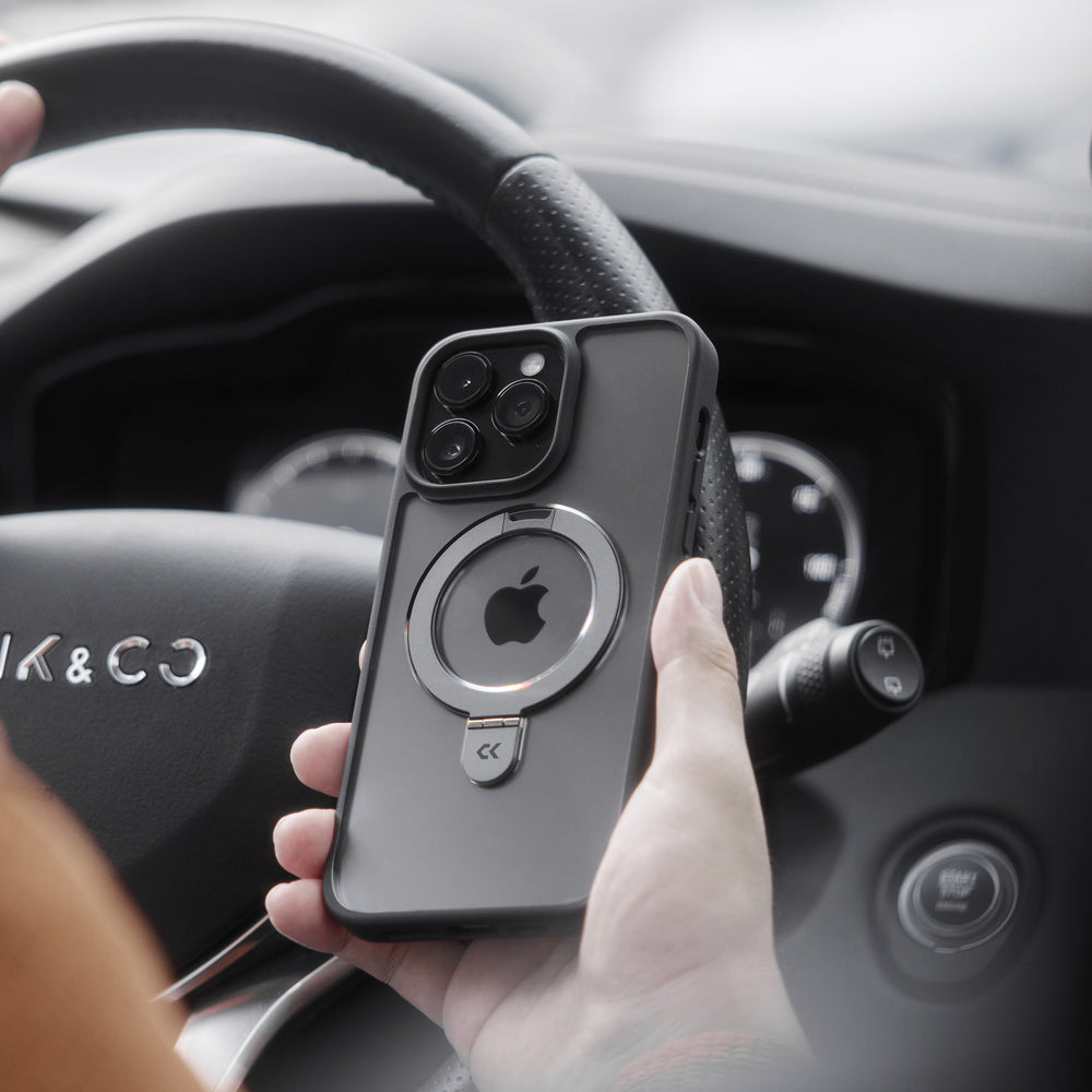 CASEKOO Magic Stand Series Clear Lock Matte Version Cases for iPhone