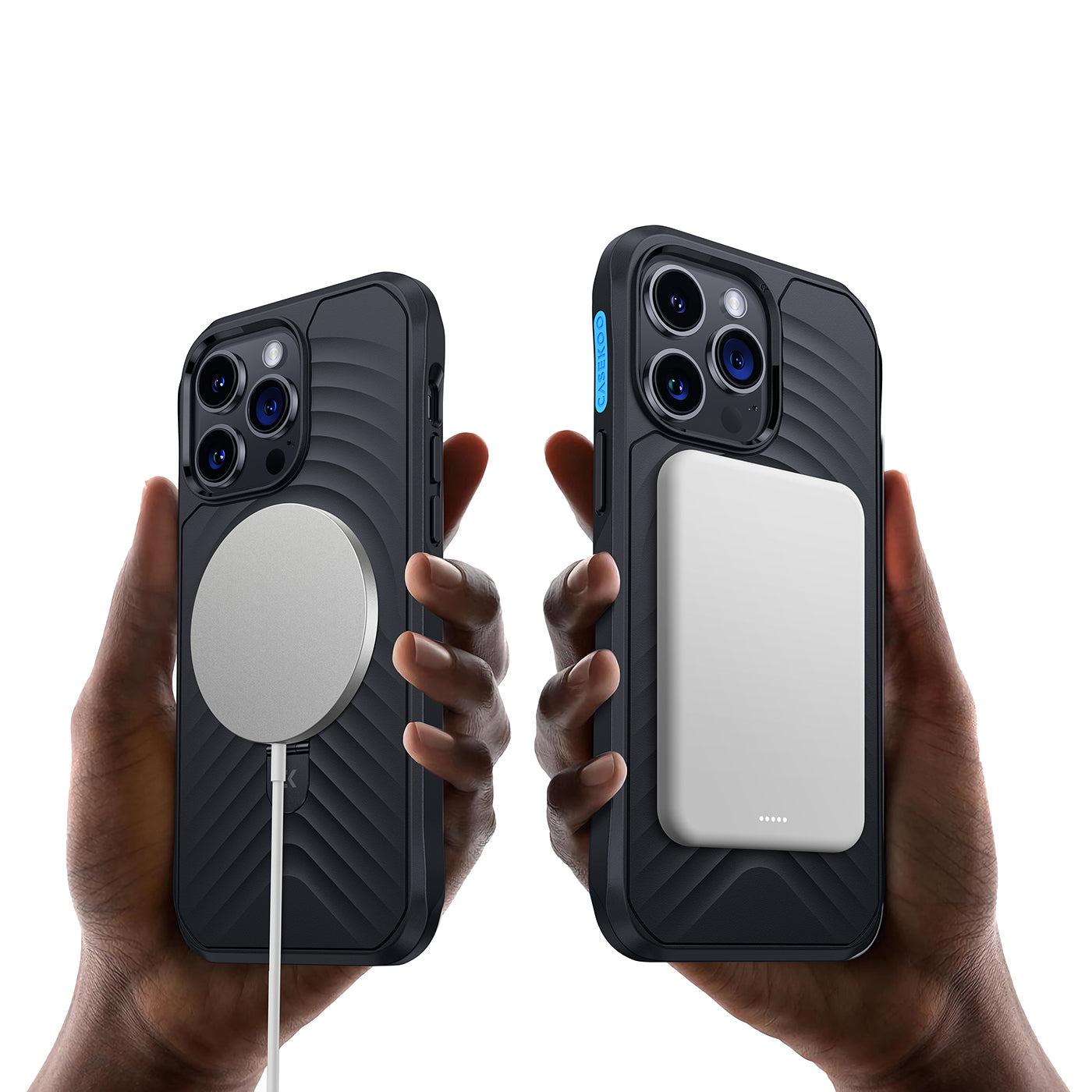 CASEKOO iPhone Shockproof Rugged Case with Built-in Magnetic Kickstand