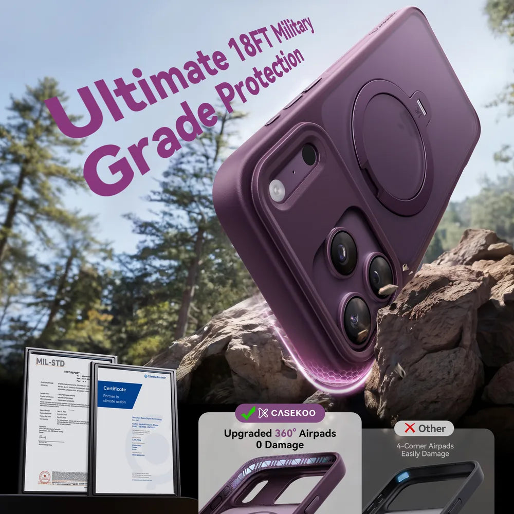 CASEKOO Frost Matte StandKOO Pro Case