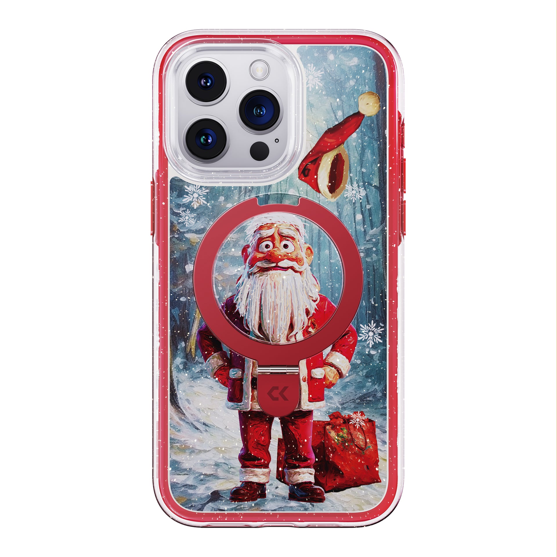 Christmas Magic Stand iPhone Case - Cloud Cush Protect Your iPhone 13 Pro with Festive Design and Stability - CASEKOO Christmas Magic Stand iPhone Case - Cloud Cush Protect Your iPhone 13 Pro with Festive Design and Stability - CASEKOO