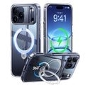 Crystal Clear StandKOO Halo Case for iPhone 17 series – Limited Edition-CASEKOO