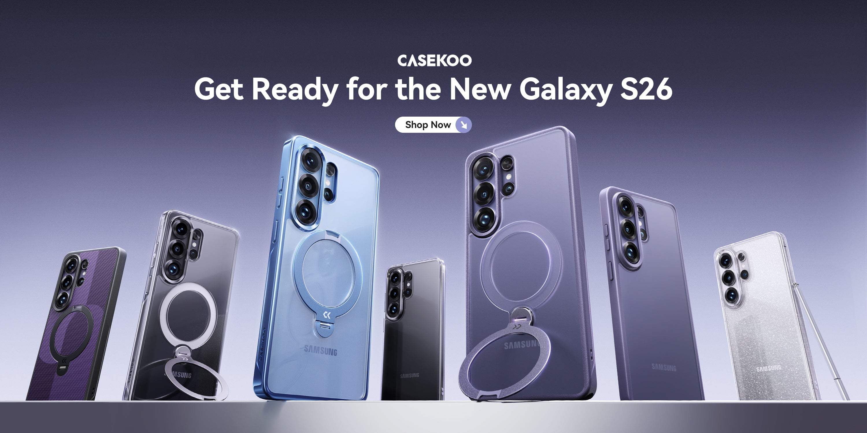 Samsung用マジックスタンドケース – スタイリッシュな保護 - CASEKOO