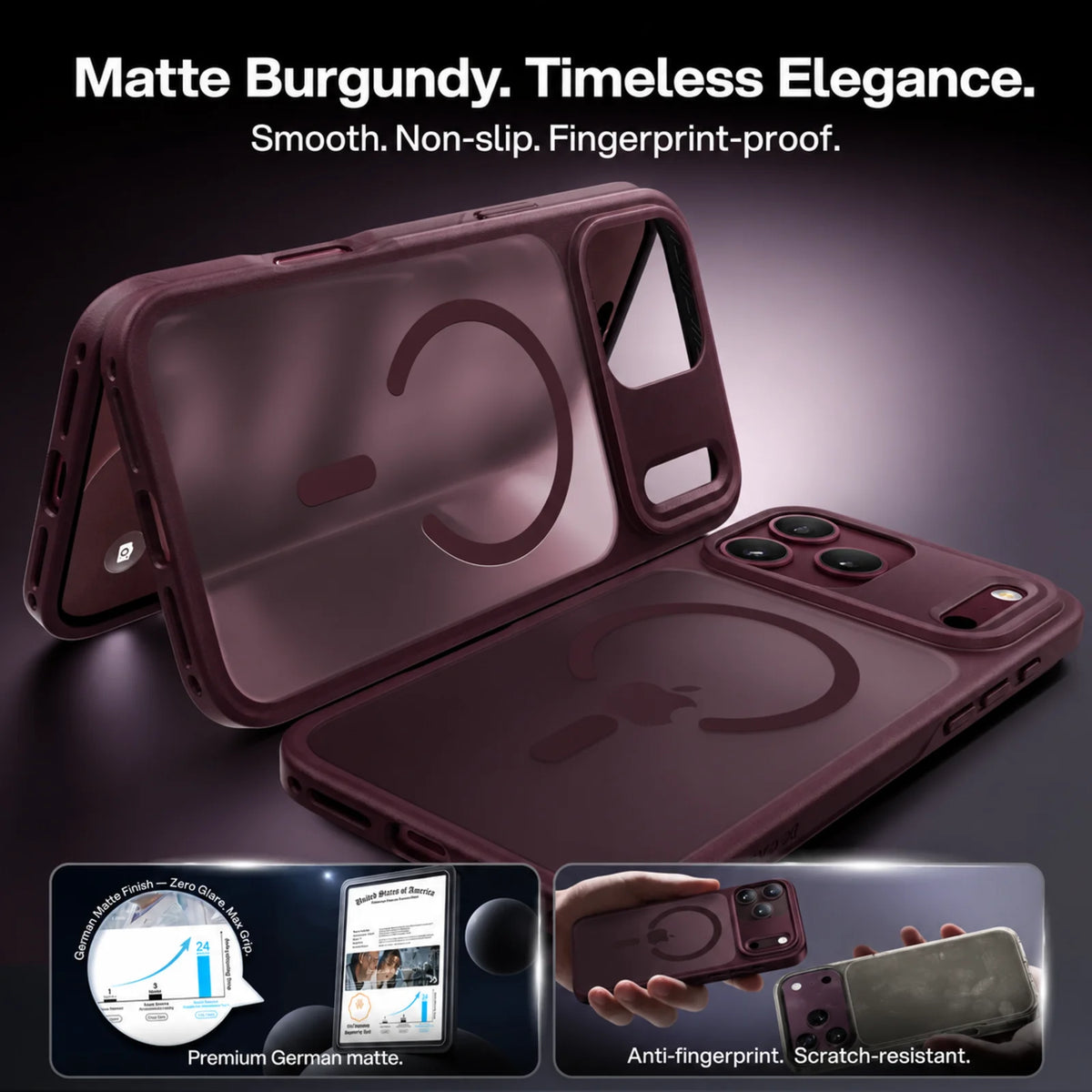CASEKOO PureKOO Matte Magnetic Case