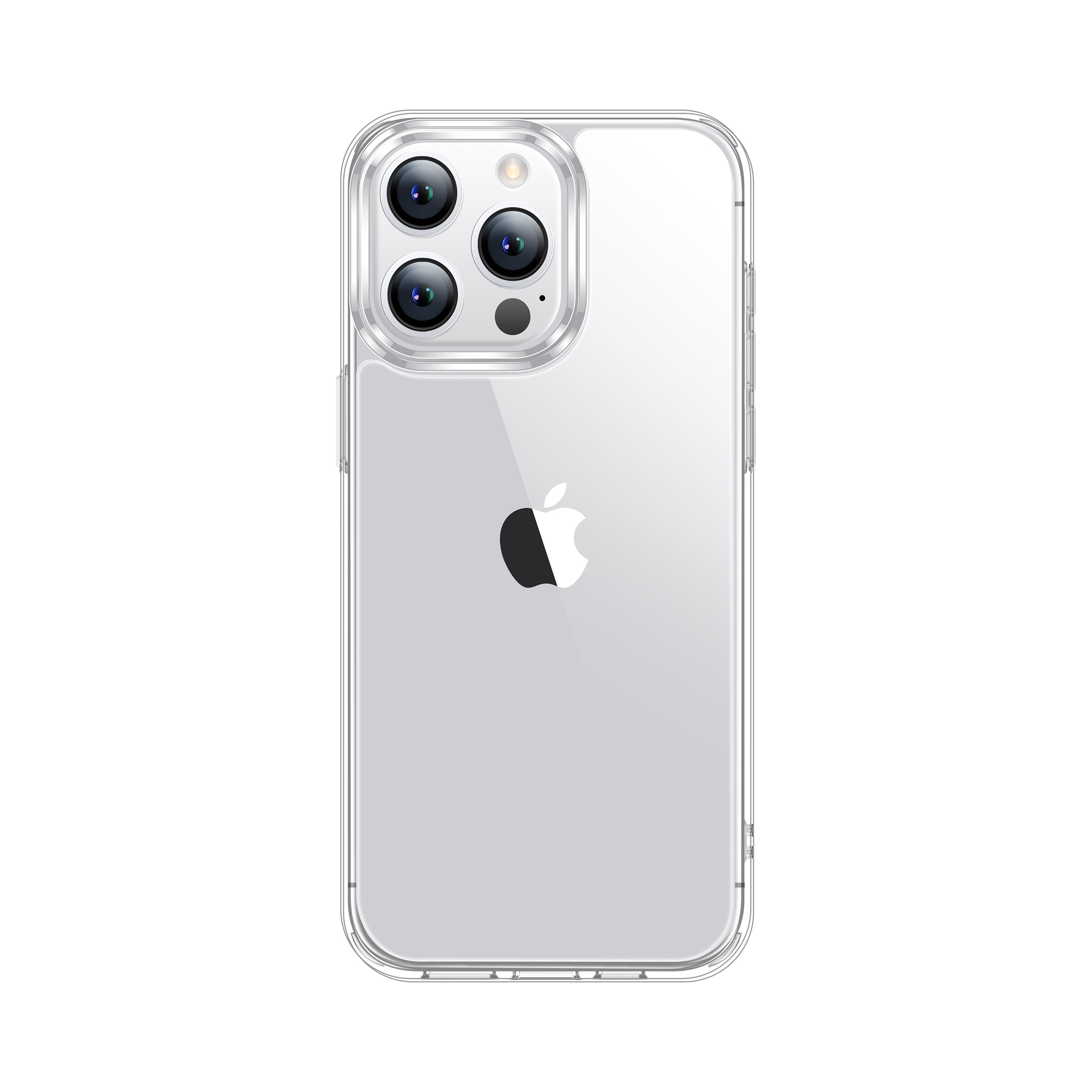CASEKOO iPhone 透明黄ばみ防止スマホケース 耐衝撃 ワイヤレス充電対応 クリアロックシリーズ