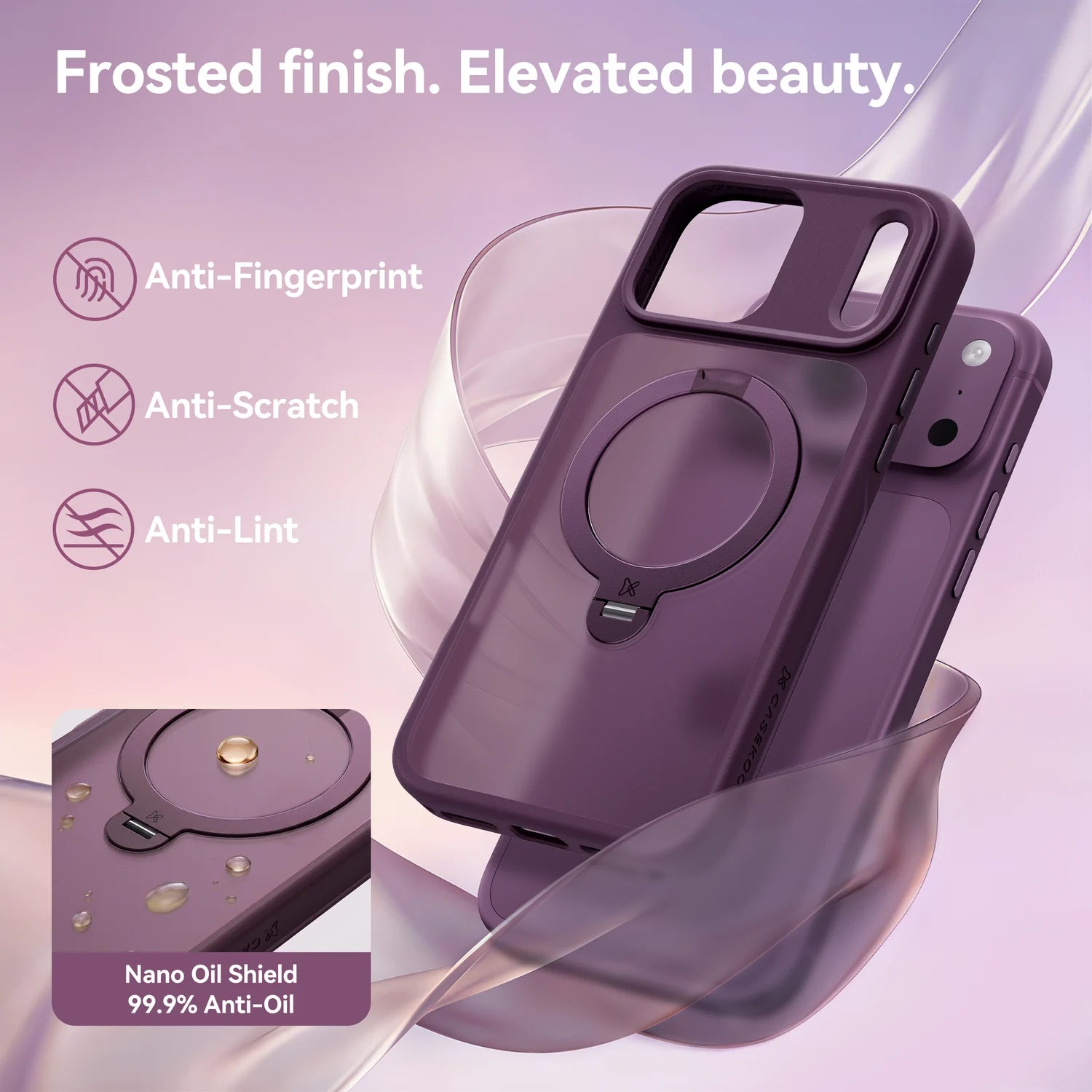 CASEKOO Frost Matte StandKOO Pro Case