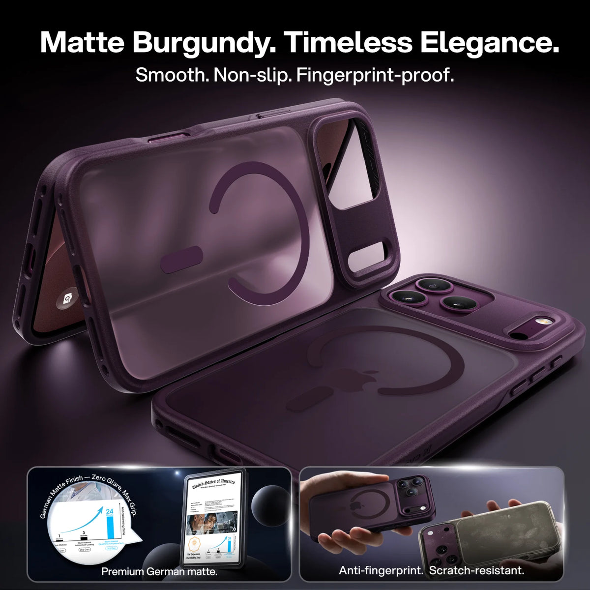 CASEKOO PureKOO Matte Magnetic Case