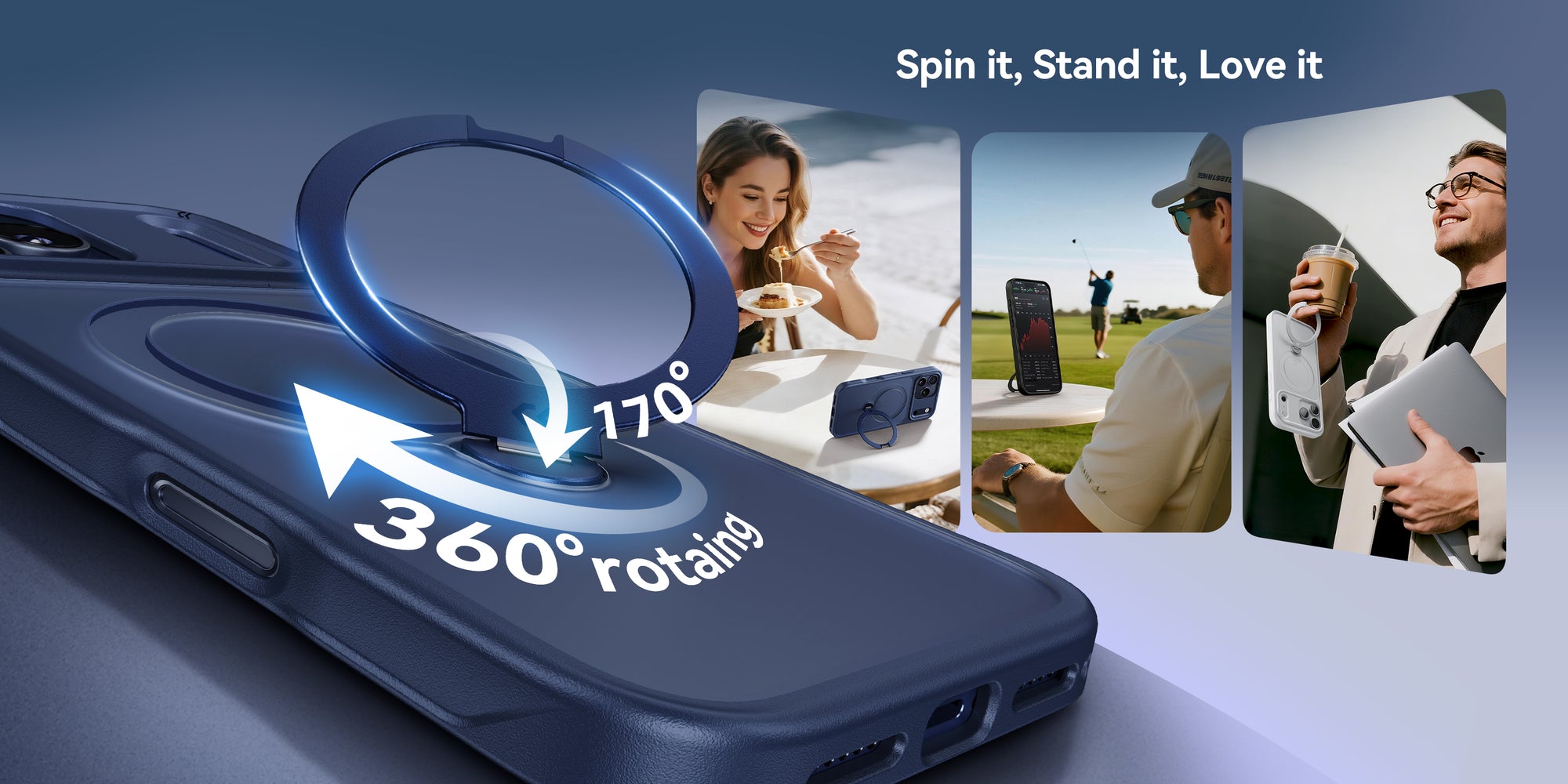 CASEKOO Matte Magic Stand Pro Case for iPhone series