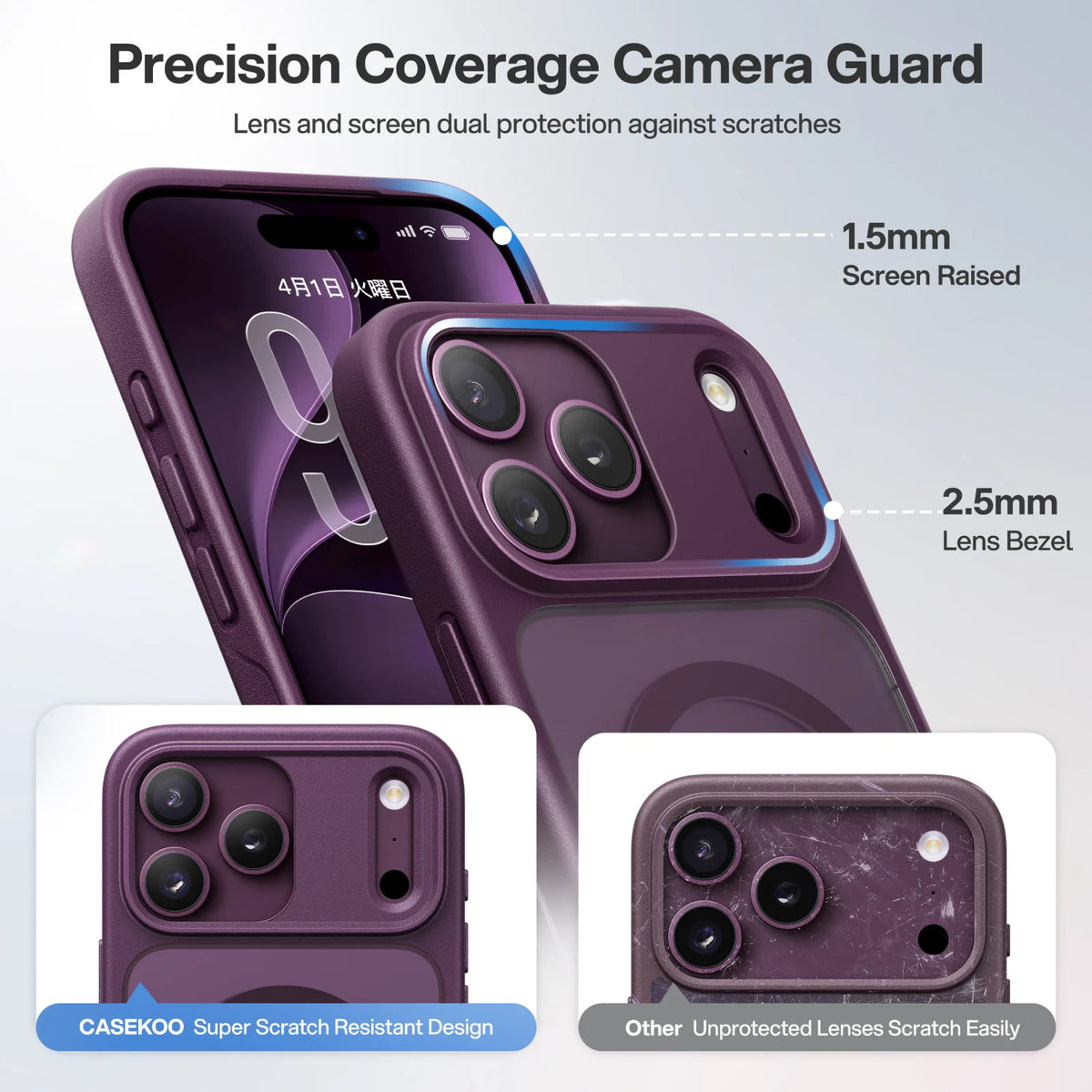 CASEKOO PureKOO Matte Magnetic Case