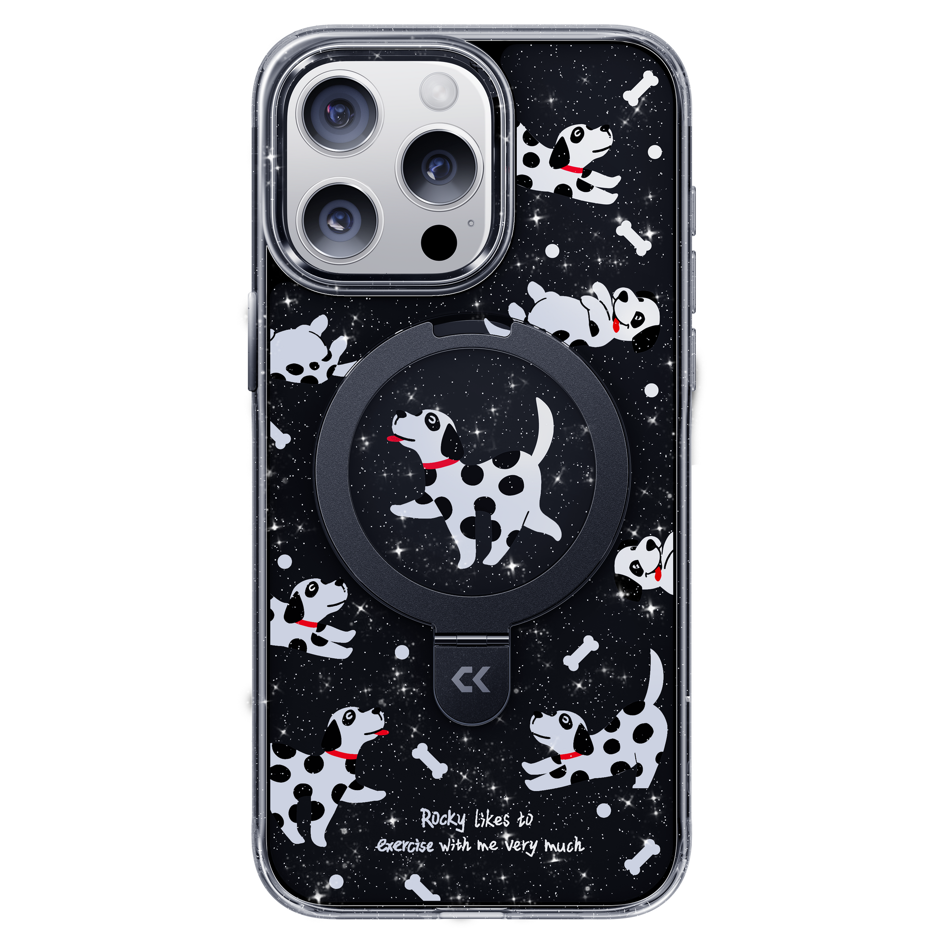 Happy Rocky Magic Stand Phone Case - Joyful and Functional Protection
