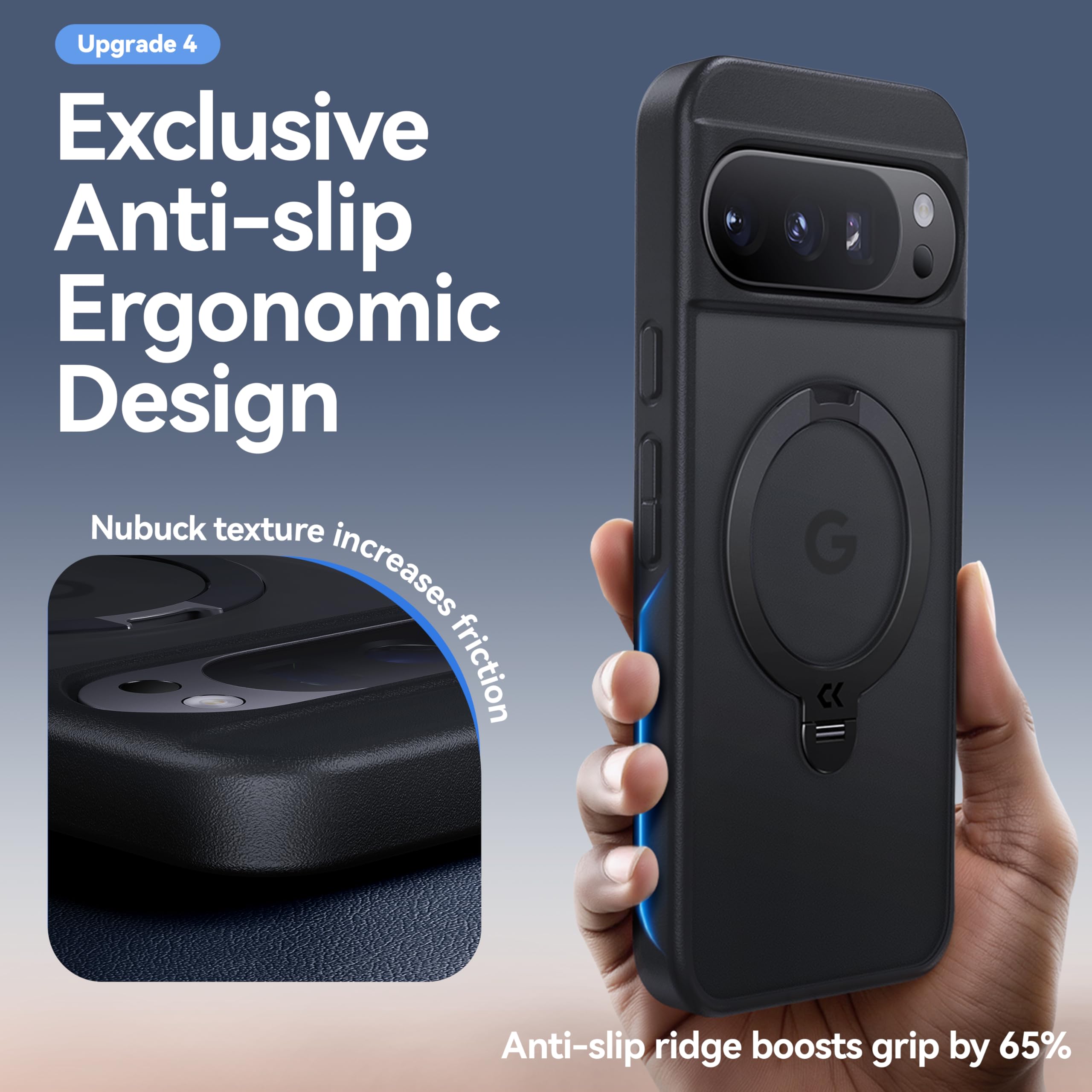 Matte Magic Stand Pro Case for Google Pixel 10 – Sleek Protection-CASEKOO