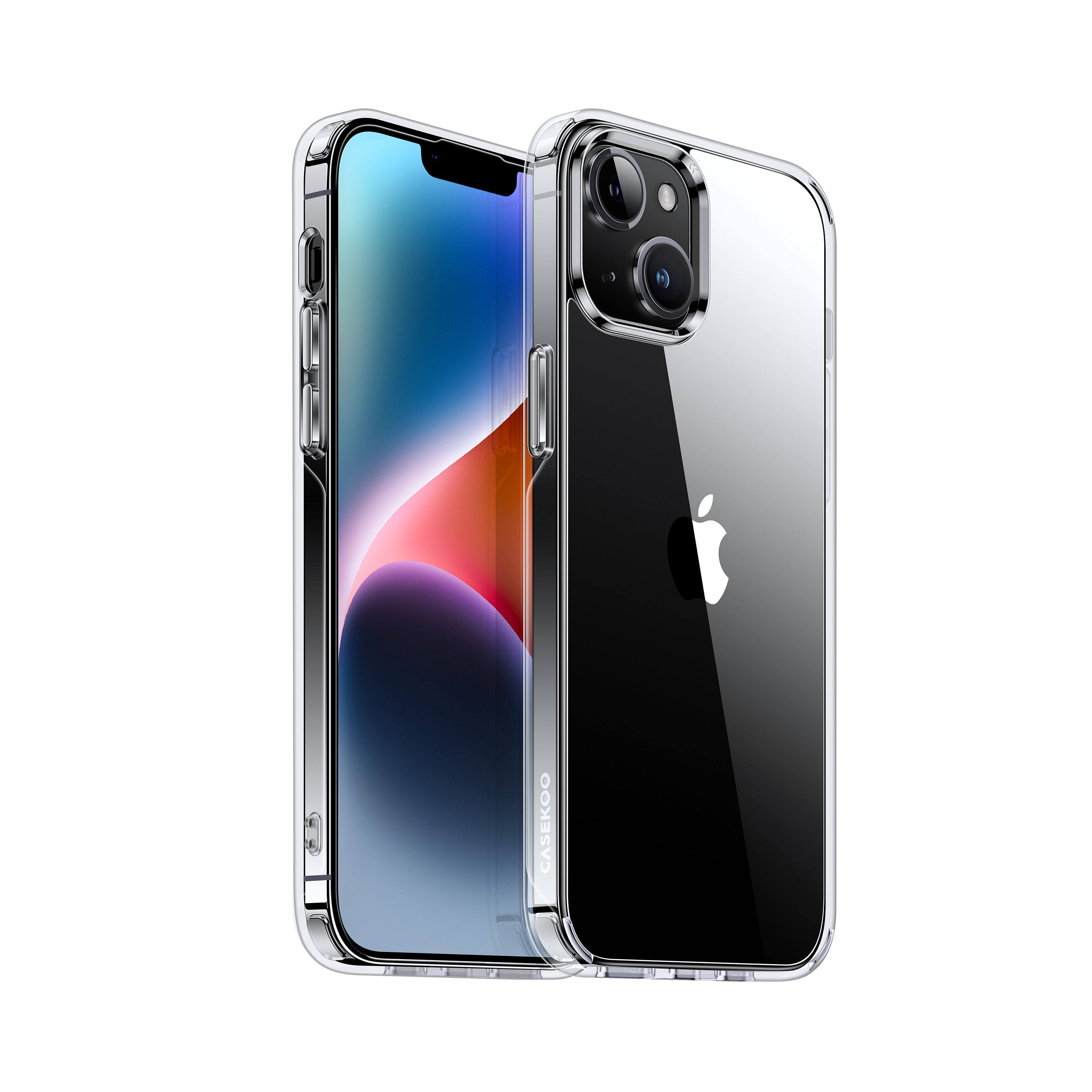 CASEKOO iPhone Matte Anti-Fingerprint Slim Phone Case, Shockproof, and  Wireless Charging Compatible - Kooshock Series