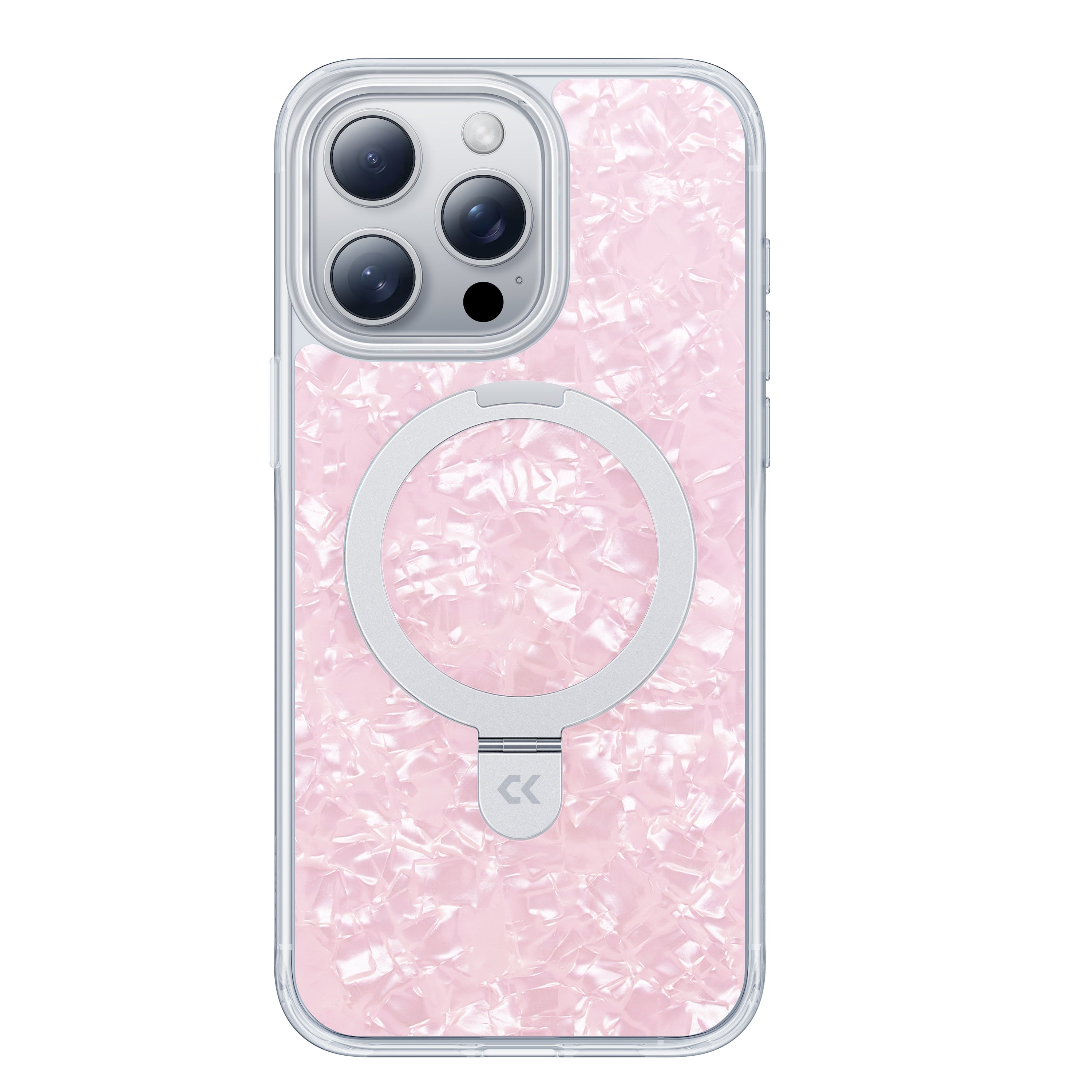 CASEKOO Clear Lock Pearl Series Magic Stand Version Cases For iPhone
