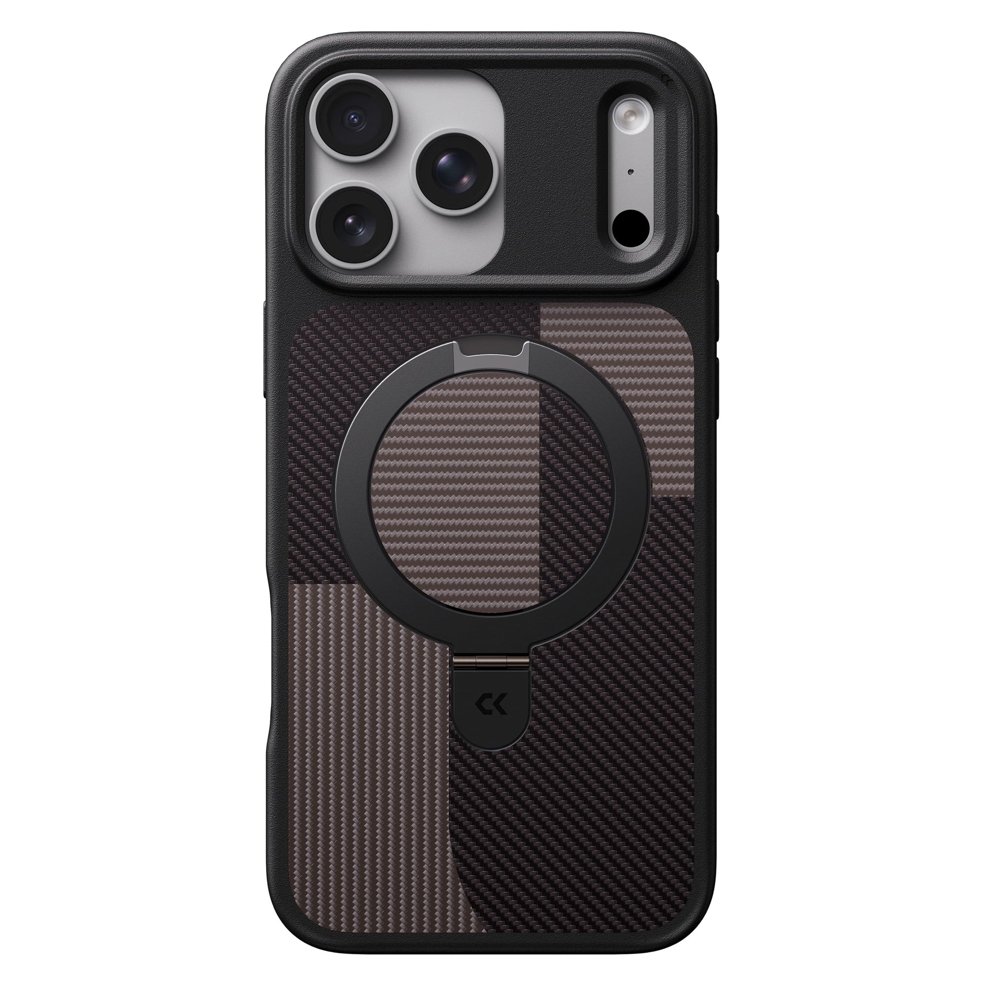 Matte Magic Stand Case for iPhone – Geometric Design-CASEKOO