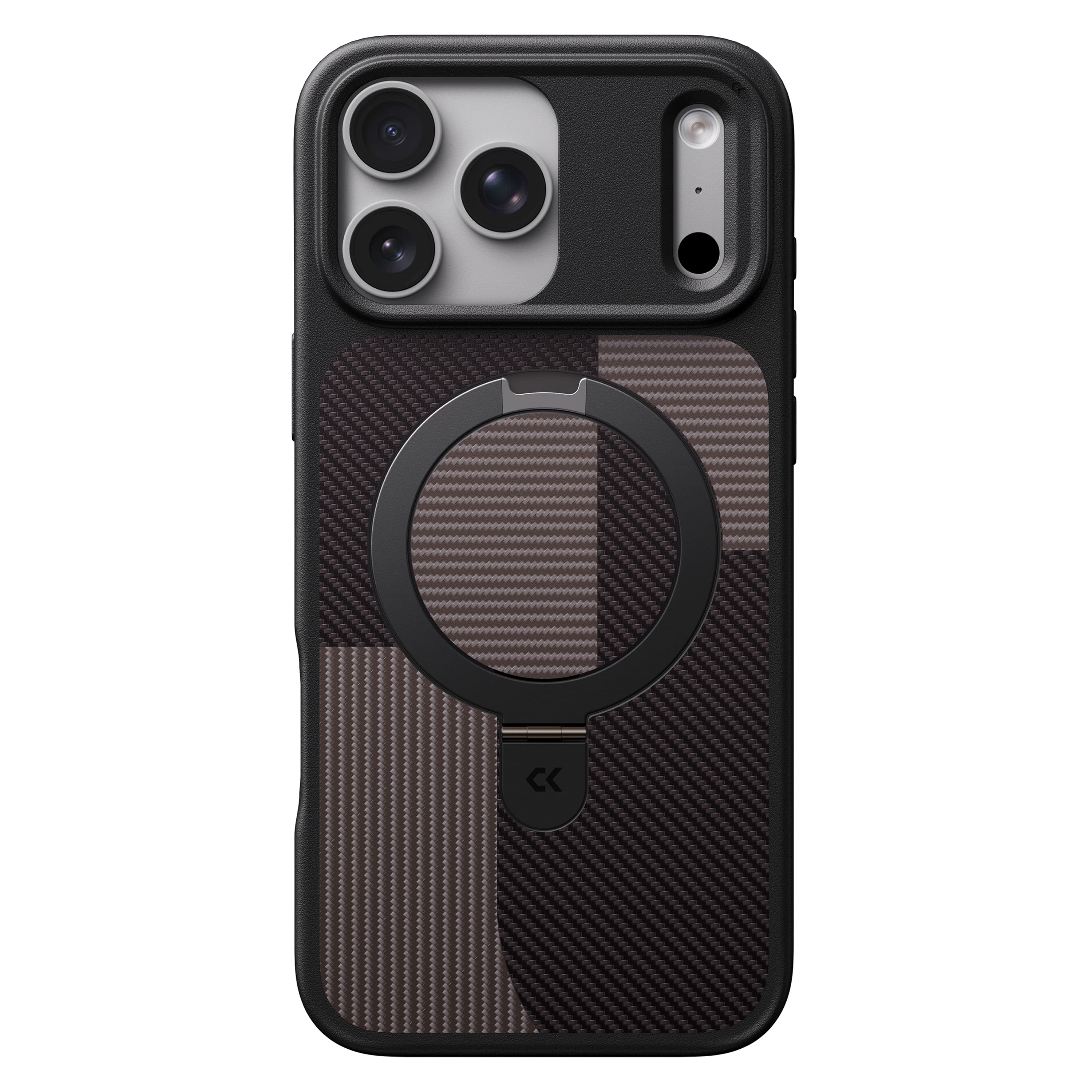 Matte Magic Stand Case for iPhone – Geometric Design-CASEKOO