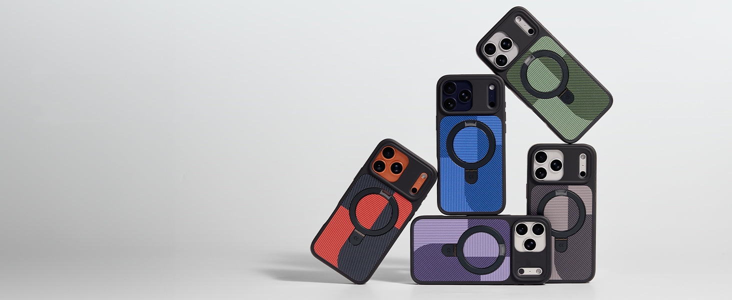 ☆ 例のない・リング・スタンド一体 CASEKOO iPh ープパープル 321 CASEKOO Creative iPhoneケース - 耐久性と機能性に優れたマジックスタンド
