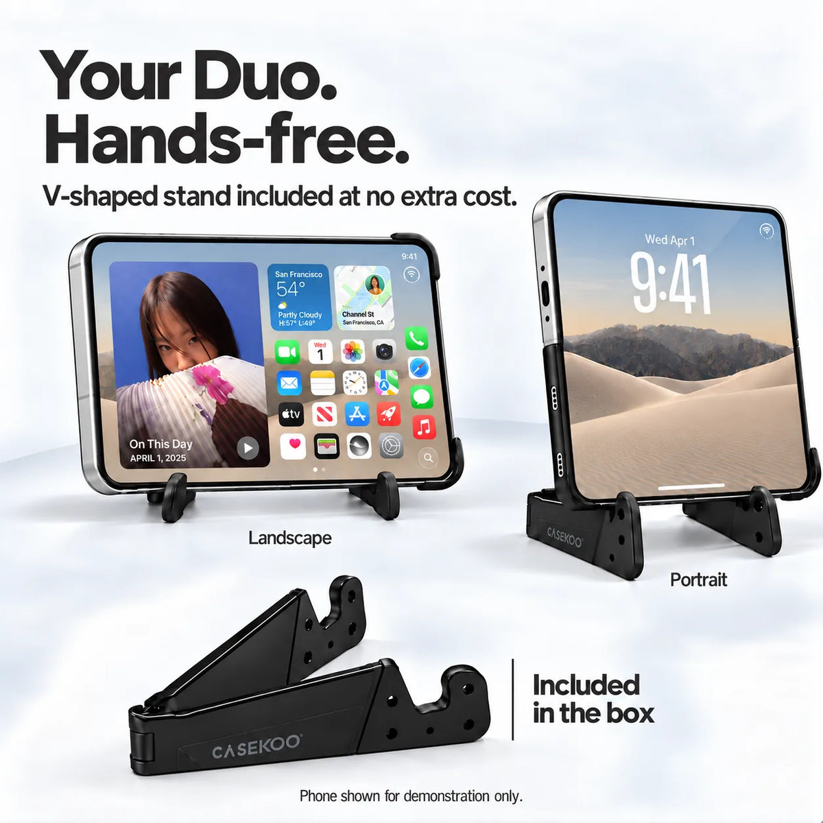 V Version Kickstand for Mobile Phone
