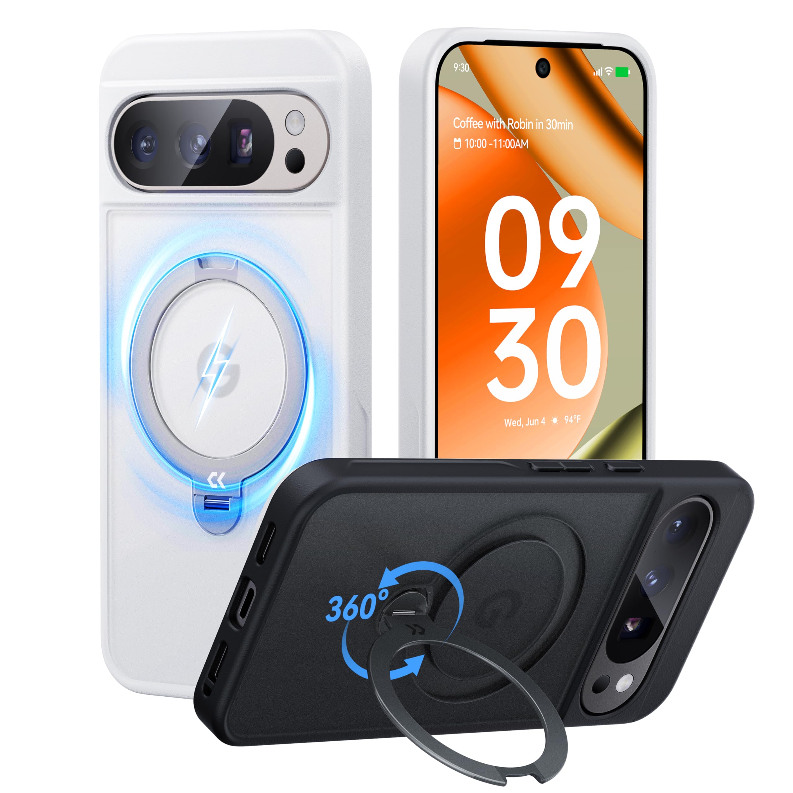 Matte Magic Stand Pro Case for Google Pixel 10 – Sleek Protection-CASEKOO