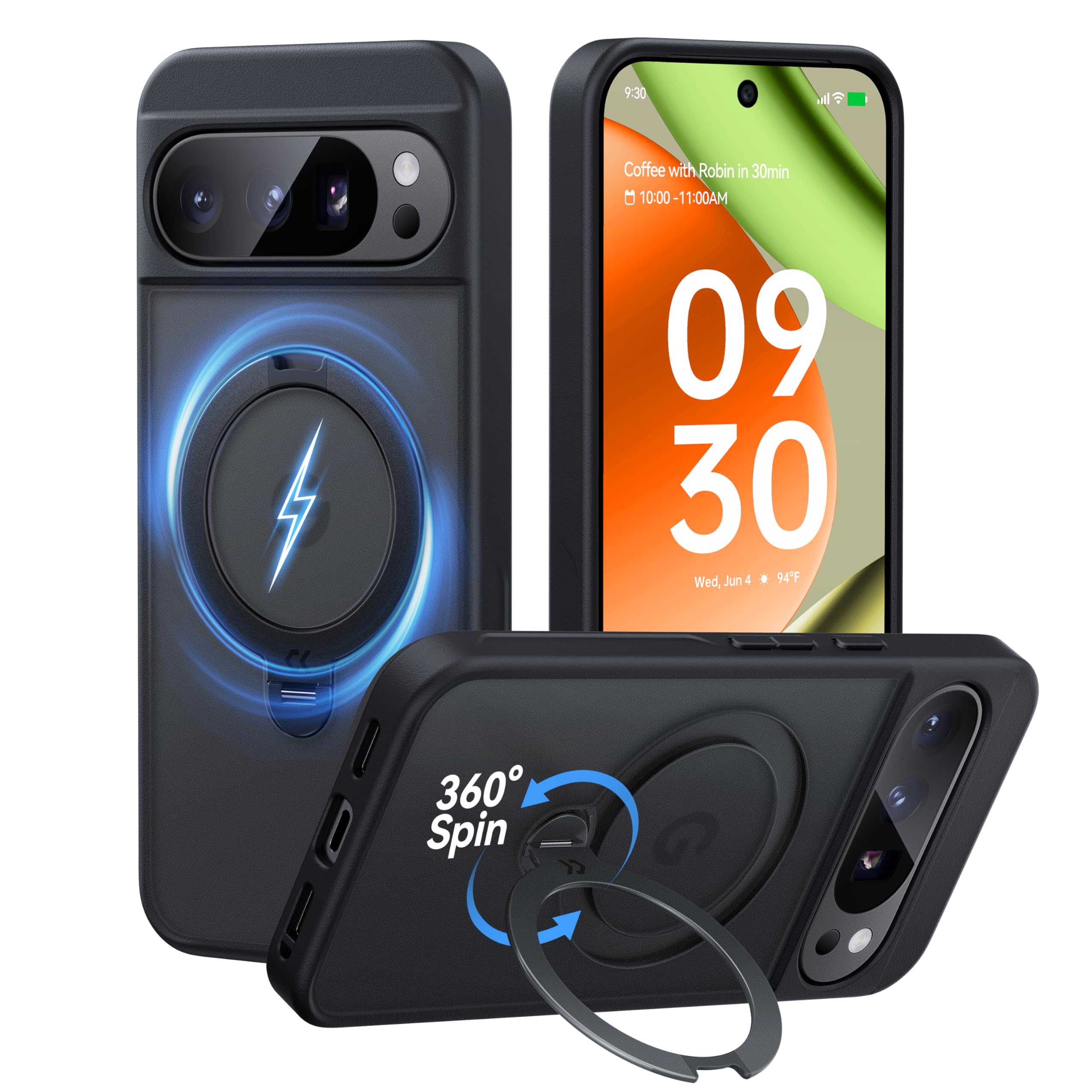 Matte Magic Stand Pro Case for Google Pixel 10 – Sleek Protection-CASEKOO