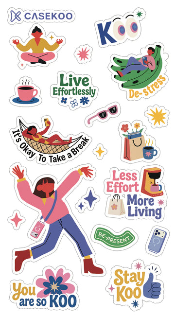 CASEKOO anniversary brand sticker