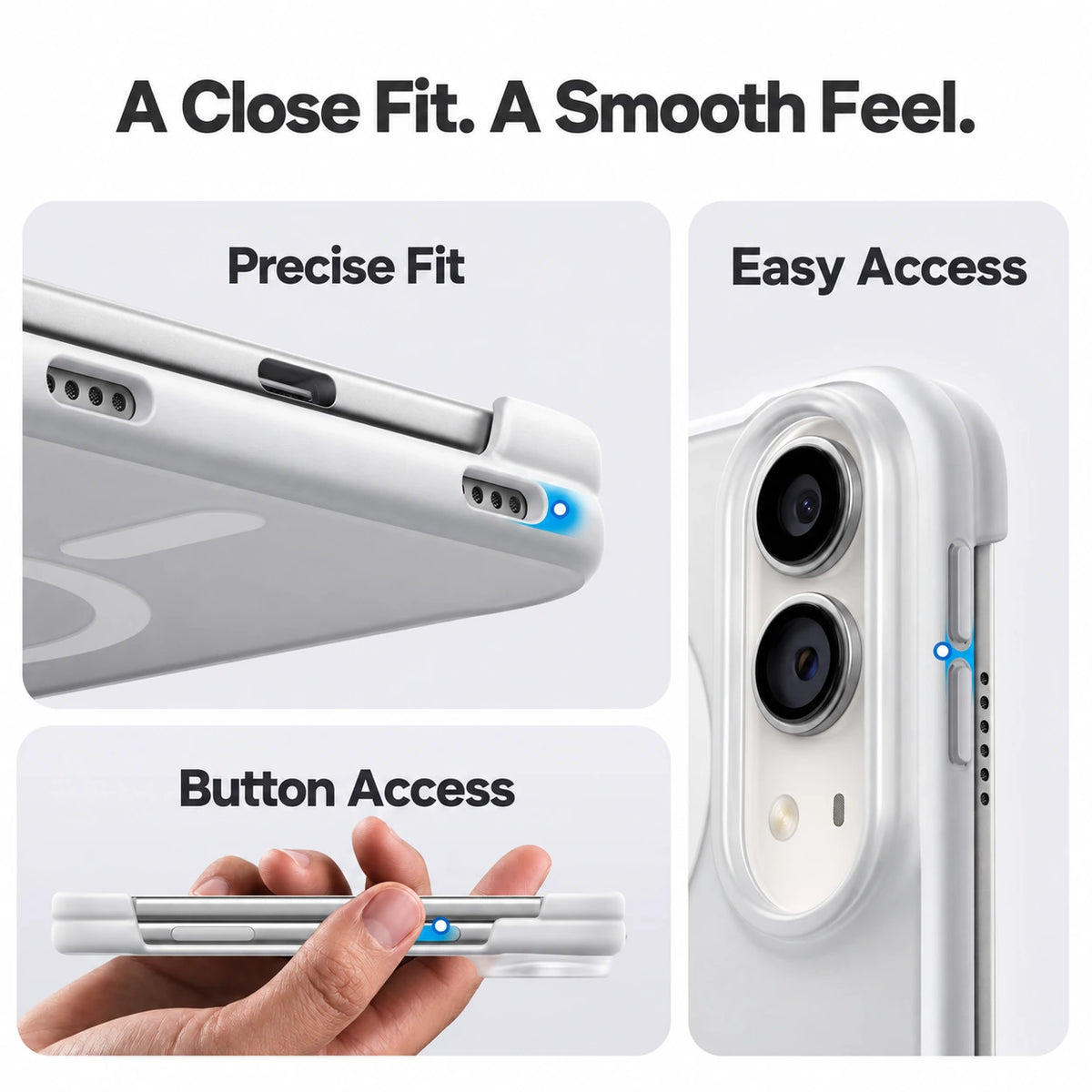 Ports and button access