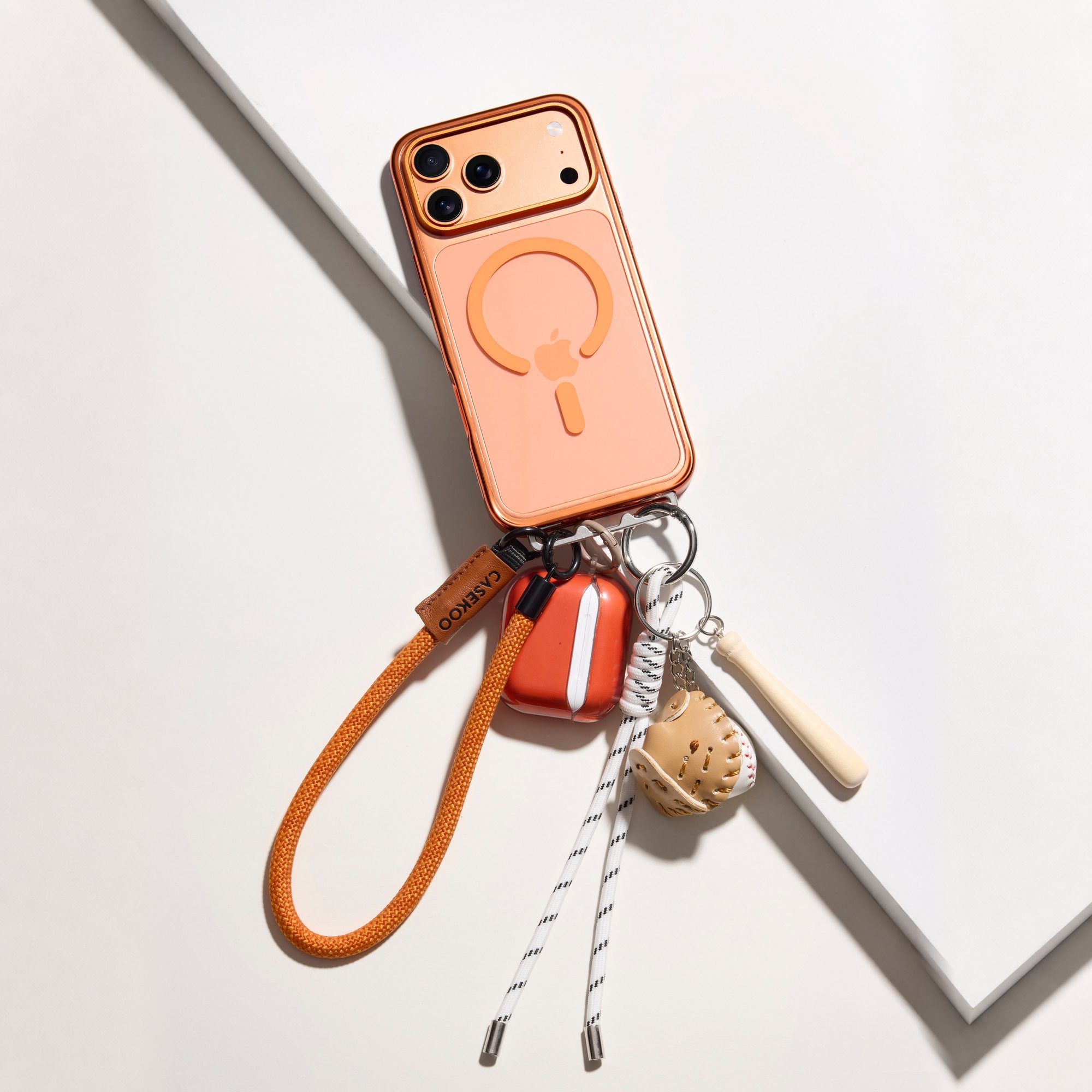 LINKOO™ Titanium series Phone Case with Foldable Invisible Lanyard Buckle