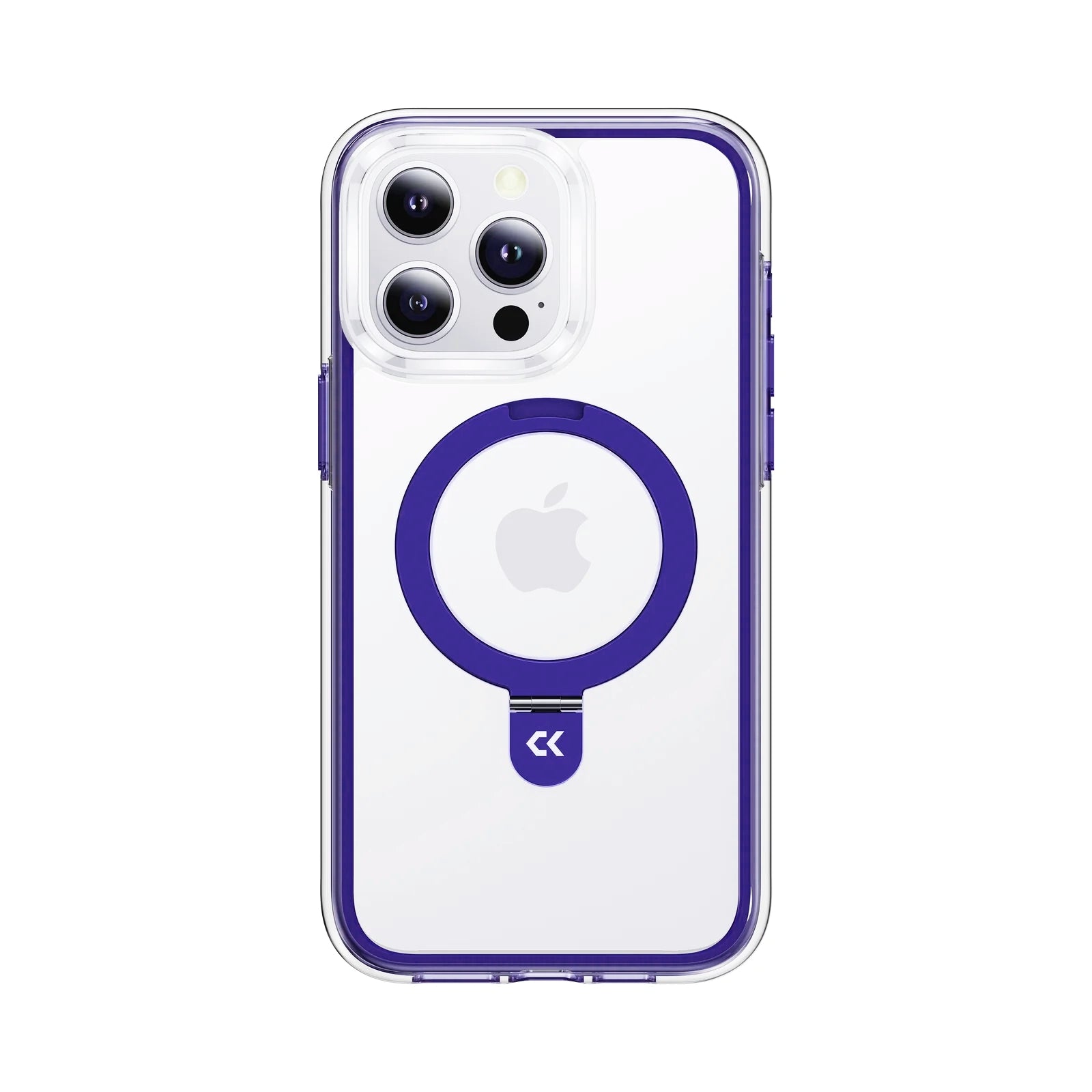 casekoo iphone 15 cloud cush magic stand phone case purple