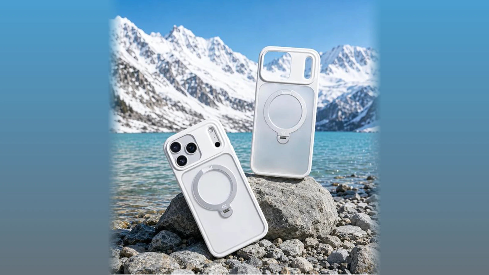 ホワイト CASEKOO Frost color story