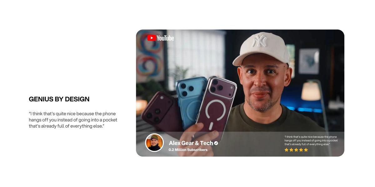 Alex Gear & Tech with CASEKOO phone cases