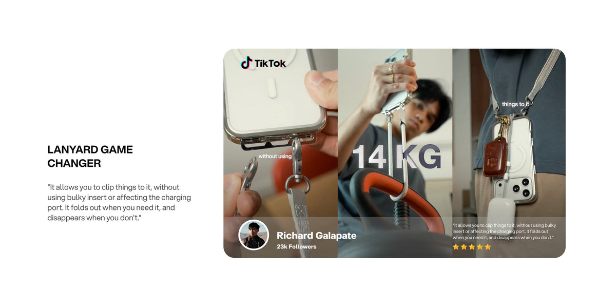 Richard Galapate with CASEKOO phone cases