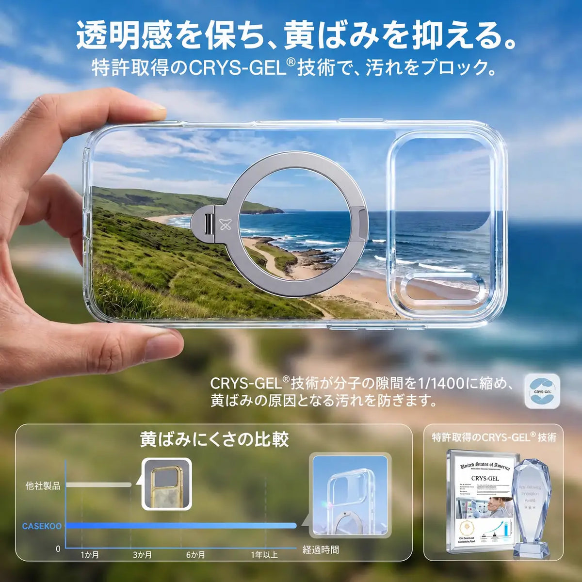 CASEKOO 商品機能のご紹介（日本語）