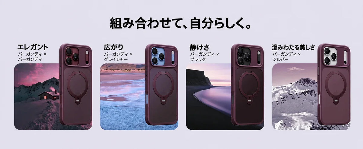 Purple StandKOO Frost color combinations