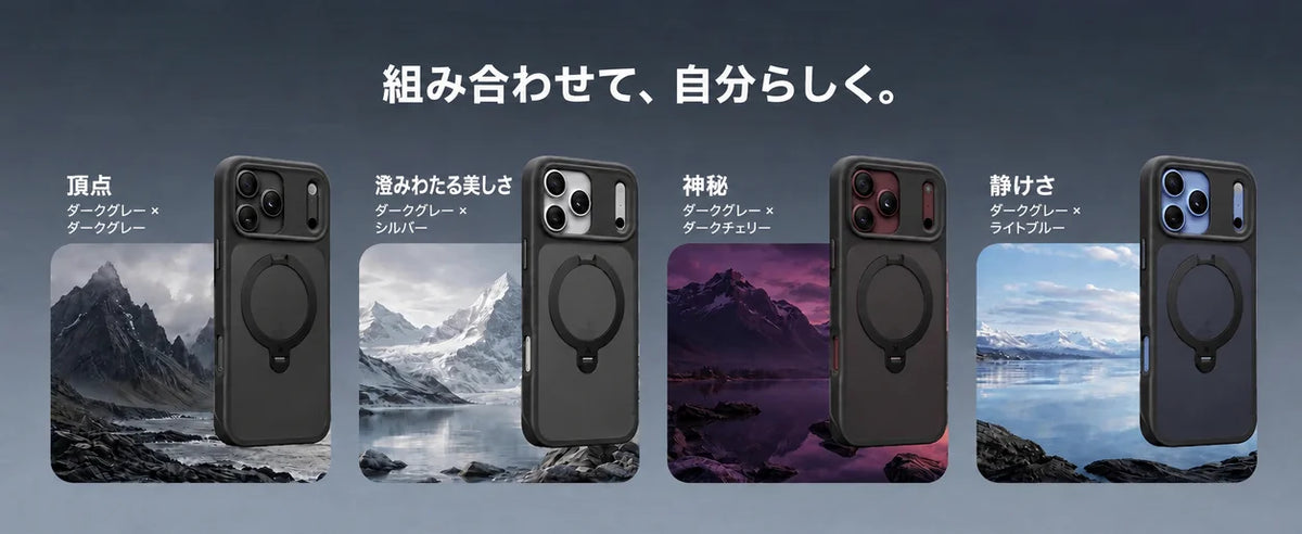 Black StandKOO Frost color combinations