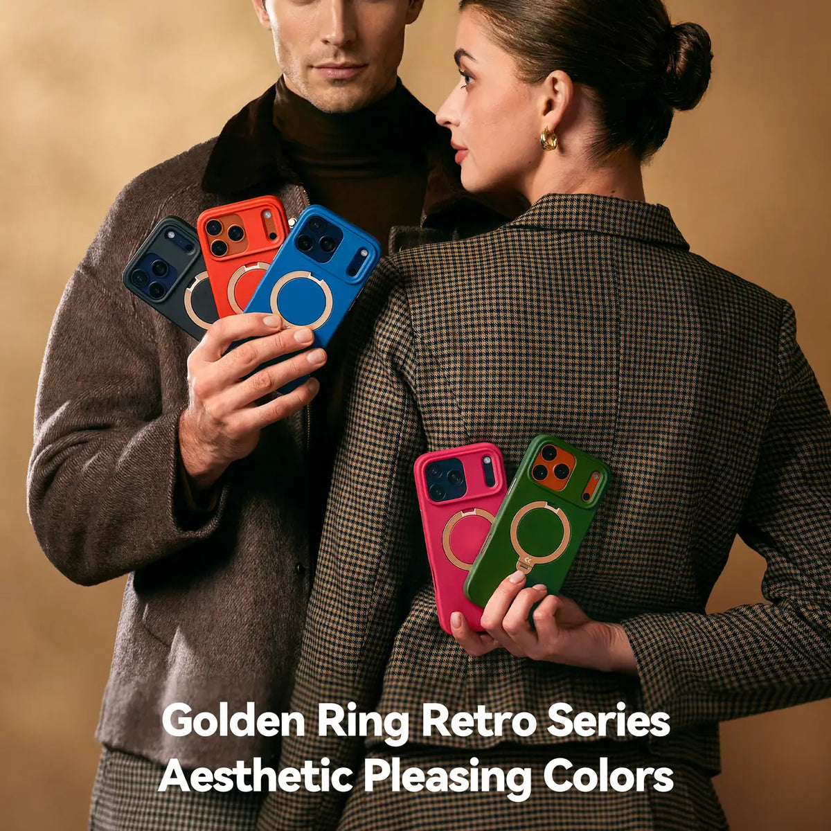 CASEKOO Contrast Frost multicolor style