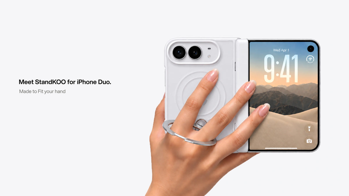 Meet StandKOO for iPhone Duo.