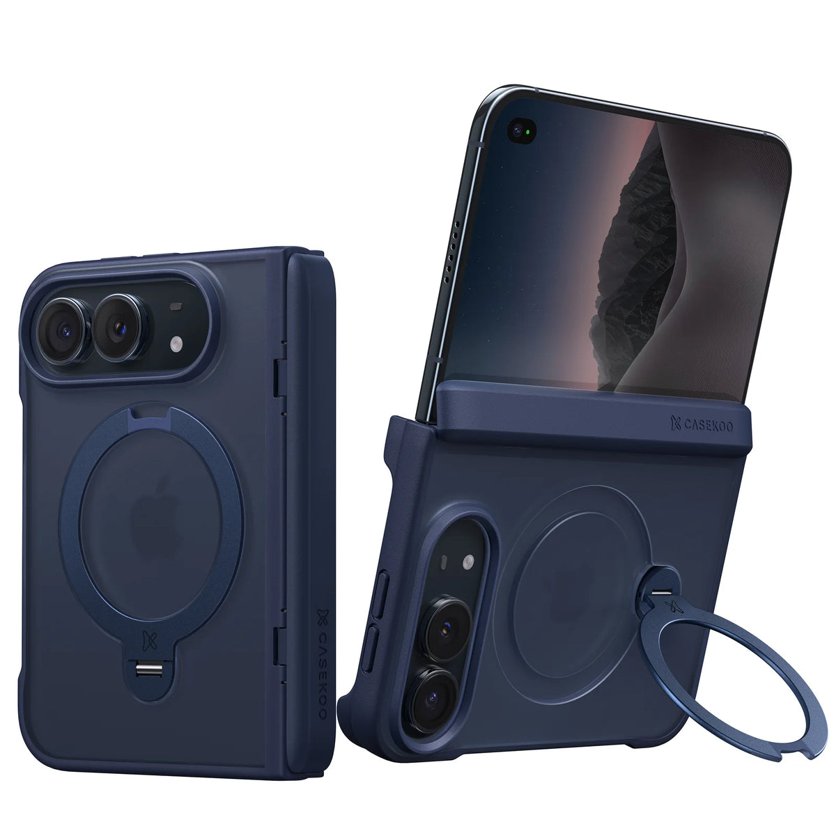 CASEKOO iPhone Duo Foldable StandKOO Pro Frost Phone Case