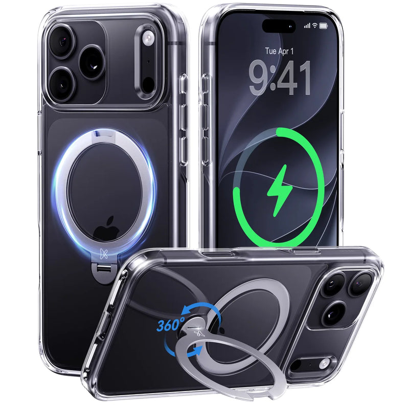 Crystal Clear StandKOO Pro Halo Case